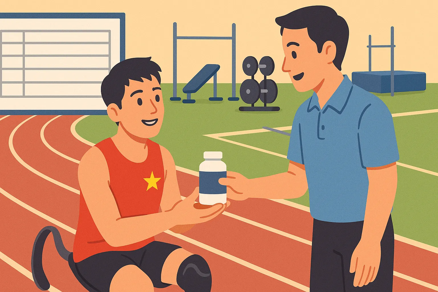 Vận động viên Nguyễn Thanh Bình được triệu tập vào đội tuyển quốc gia