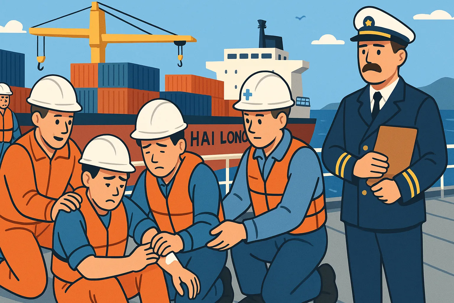 Thuyền viên được chủ tàu mua bảo hiểm đầy đủ