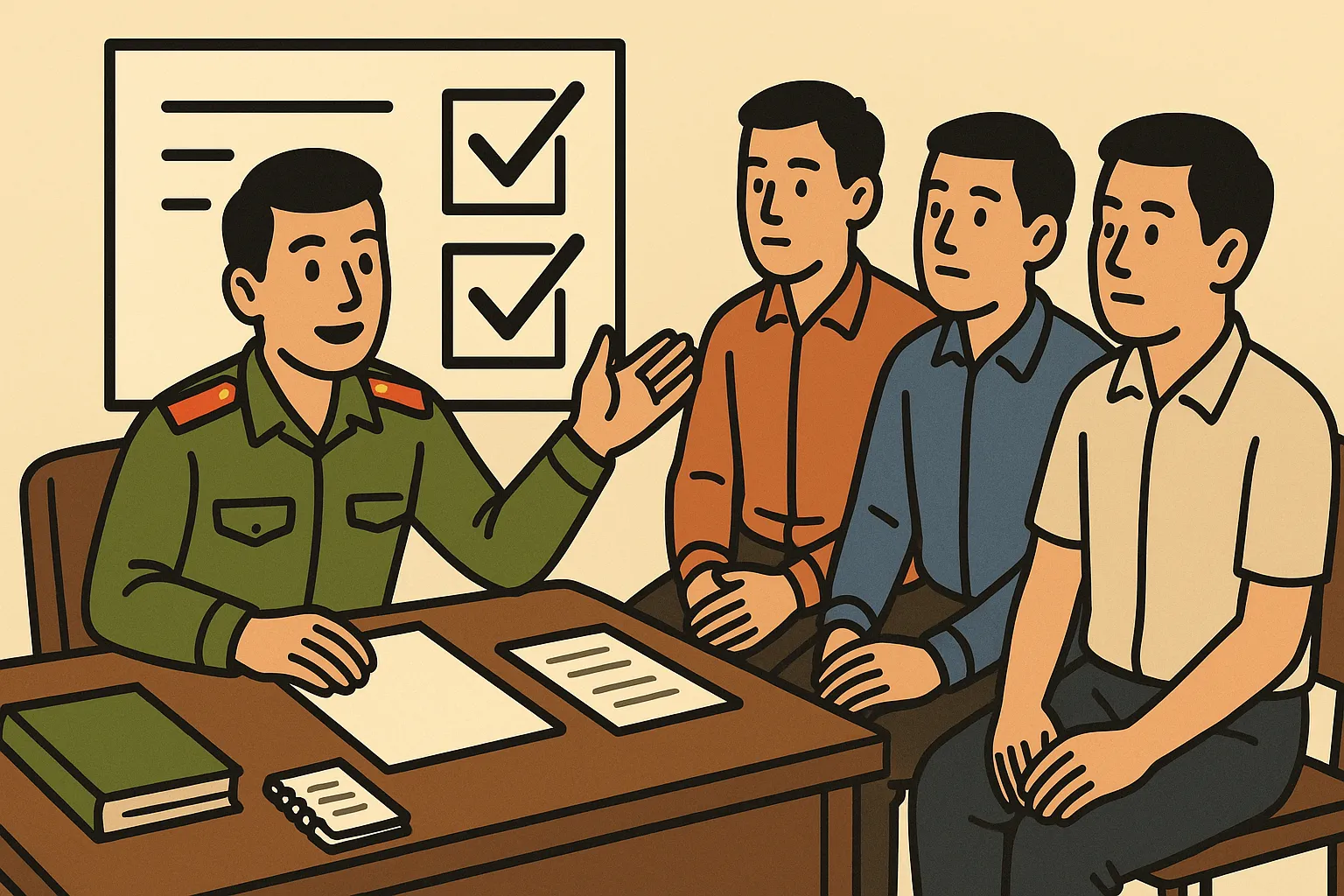 Công dân phục vụ tàu kiểm ngư bao lâu thì xong nghĩa vụ quân sự