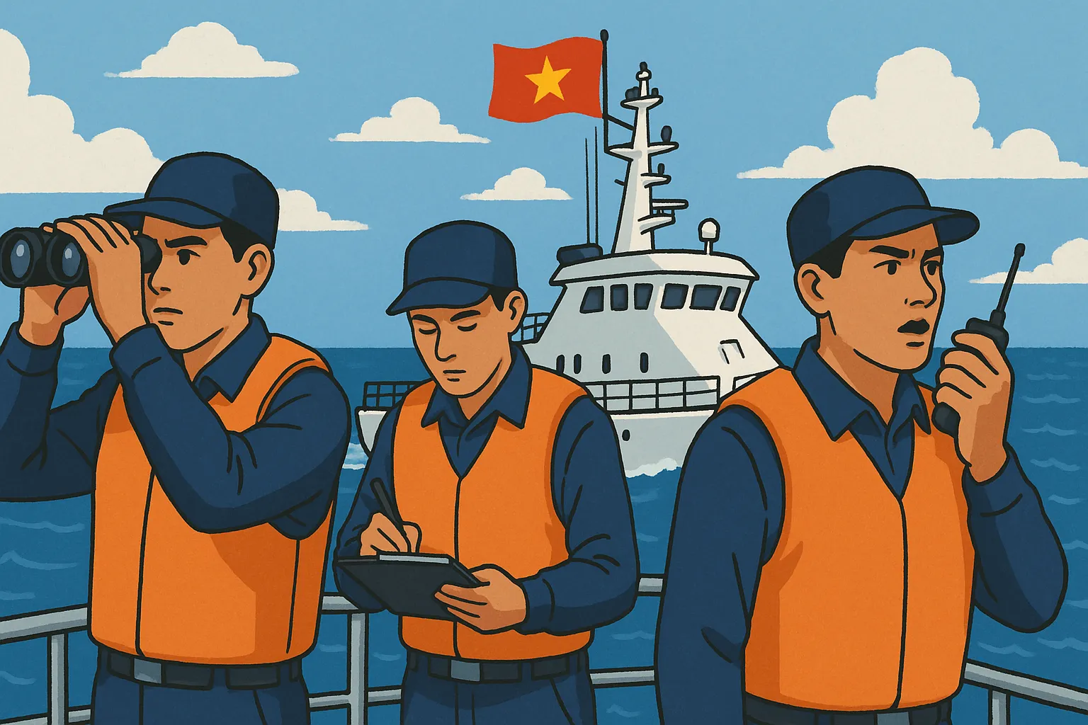 Công dân phục vụ tàu kiểm ngư bao lâu thì được xét hoàn thành nghĩa vụ quân sự?