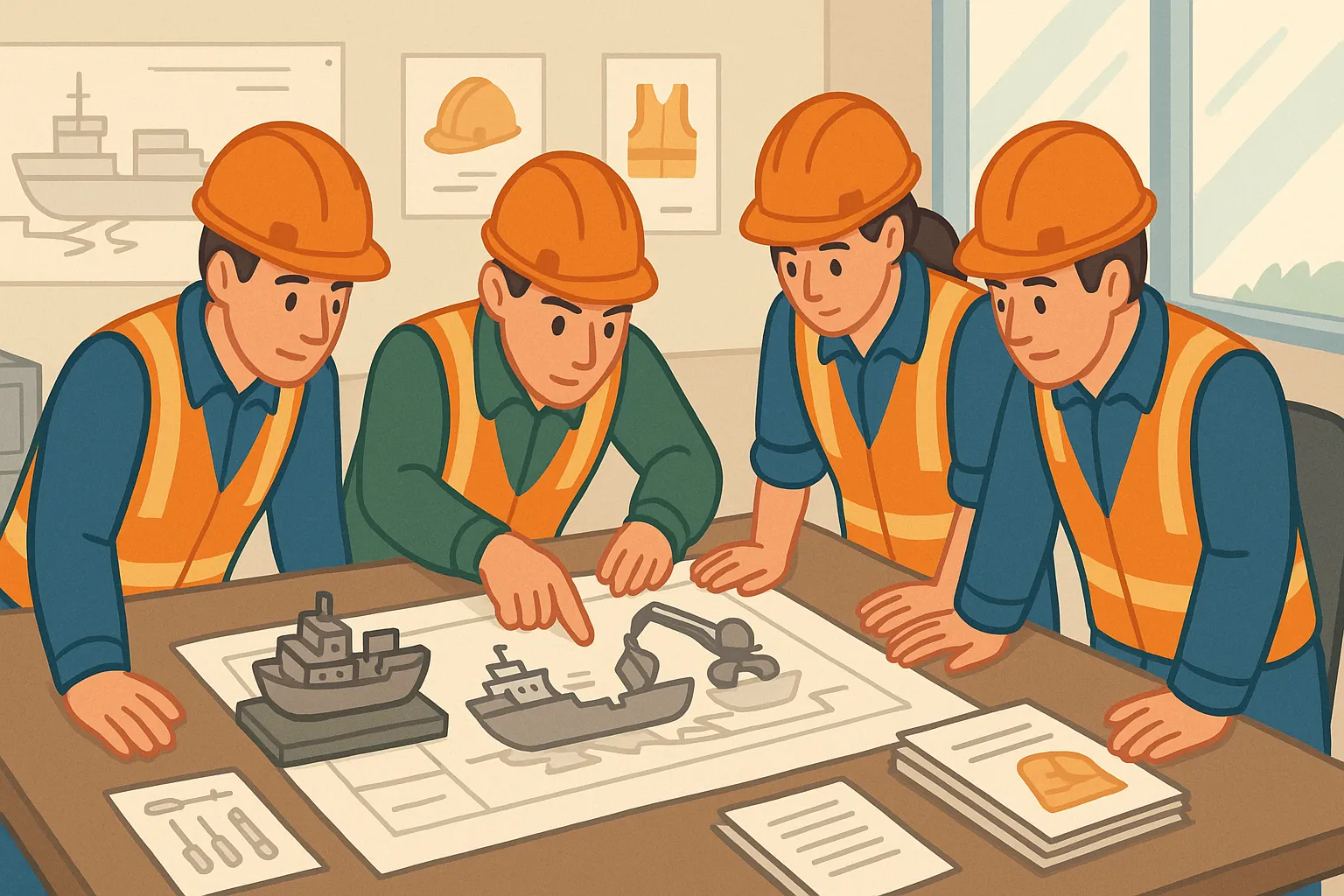 Công tác phá dỡ tàu biển bao gồm những vấn đề gì về an toàn lao động