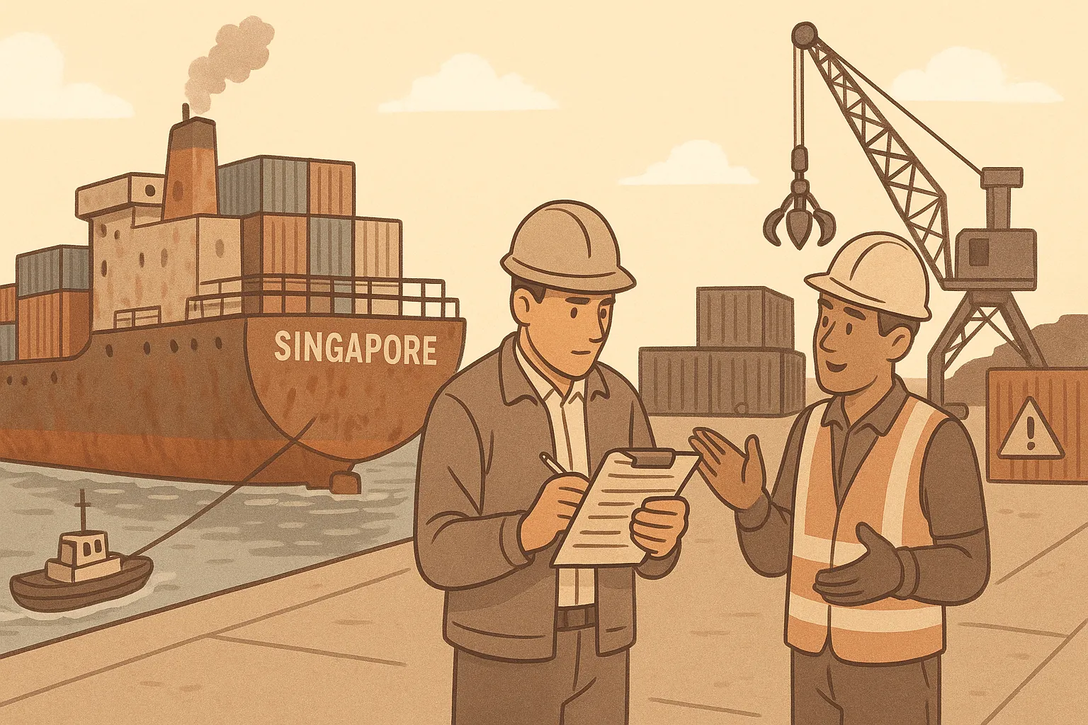 Doanh nghiệp ký hợp đồng mua tàu container cũ