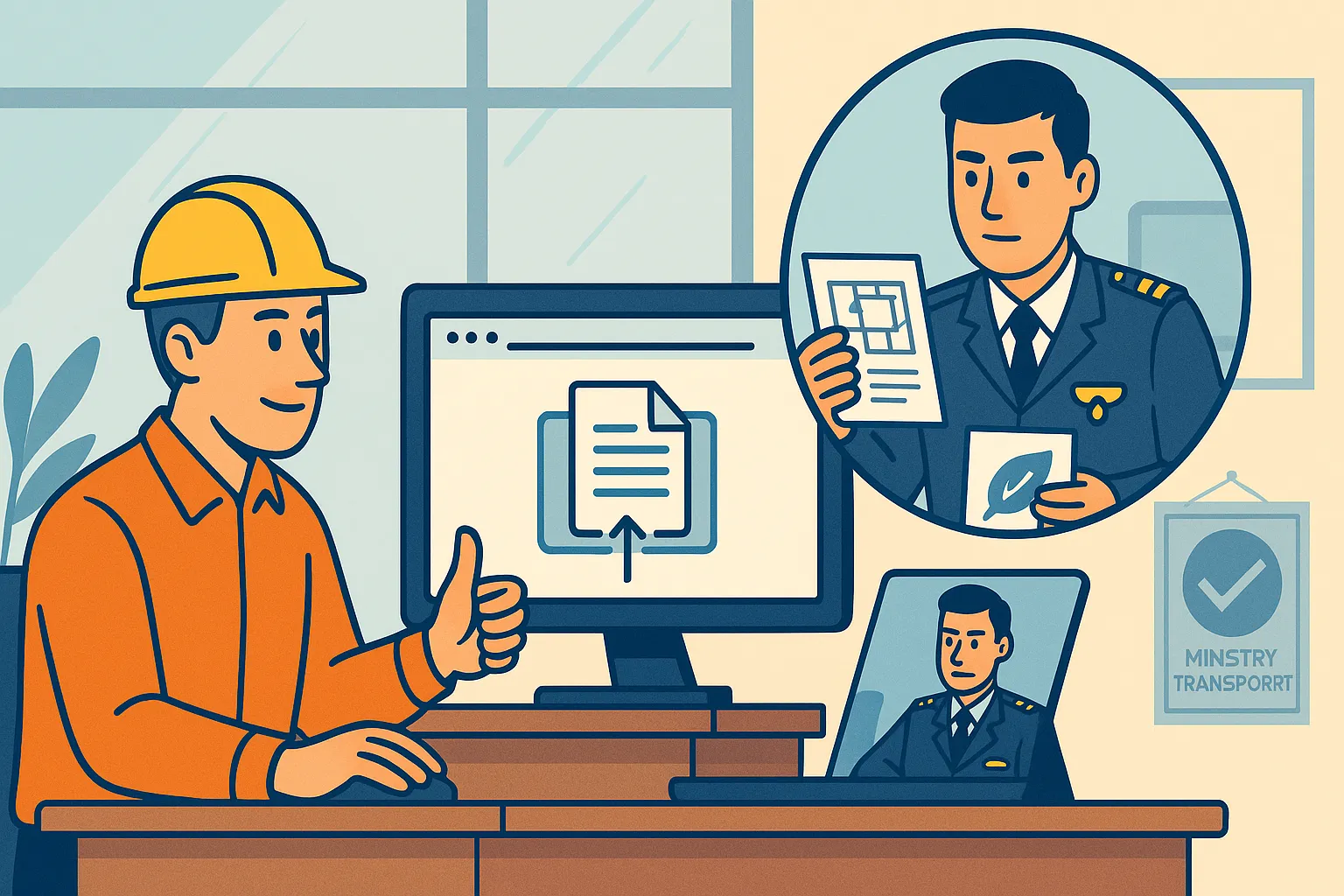 Doanh nghiệp nộp hồ sơ xin phép hoạt động