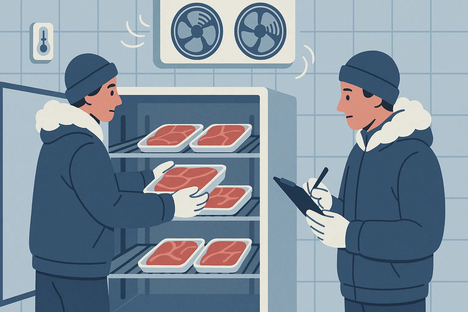 Tiêu chuẩn về nhiệt độ làm mát đối với thịt bò ngay sau khi giết mổ