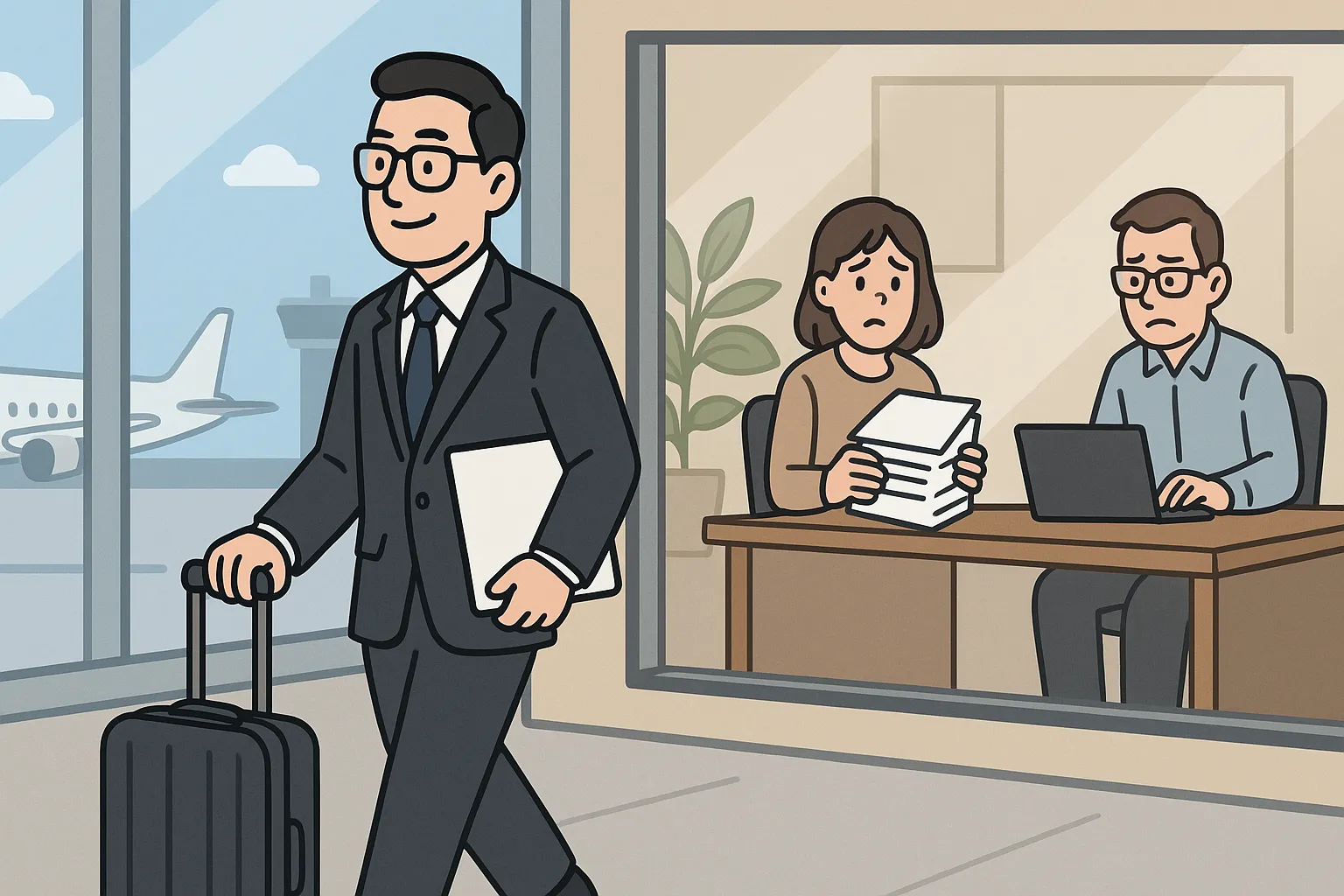 Ông Trần Minh Hậu xuất cảnh sang Nhật Bản