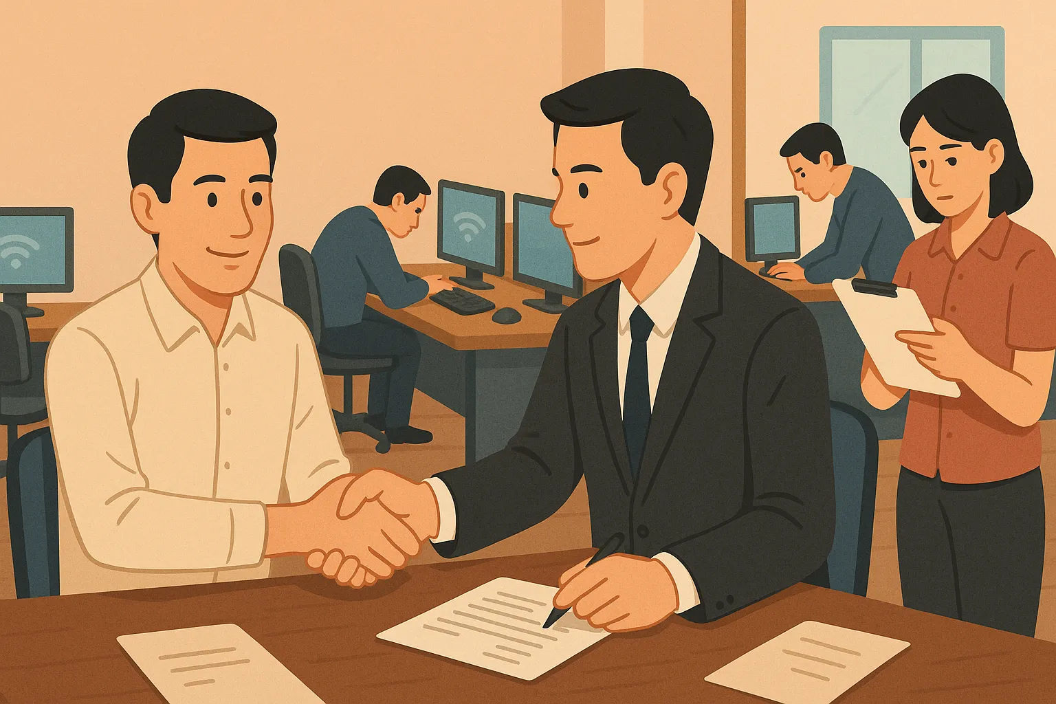 Công ty Minh Phúc hoàn tất thủ tục kinh doanh đại lý Internet