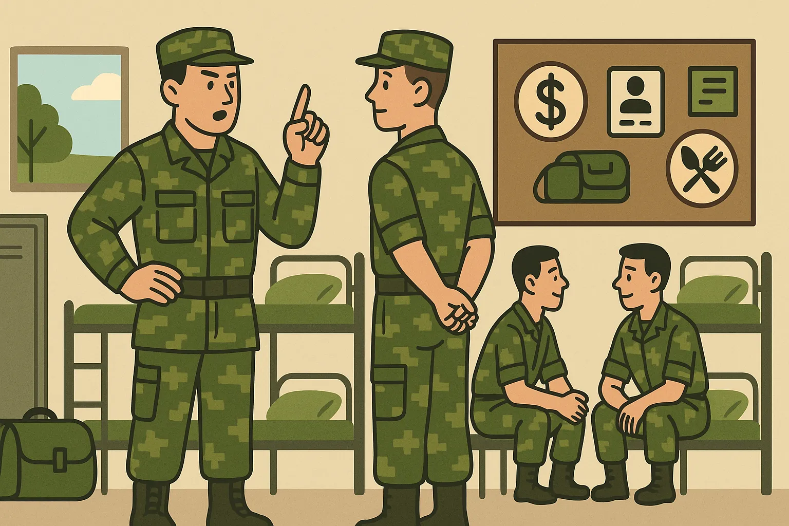 Đi nghĩa vụ quân sự bao lâu thì được về thăm nhà?