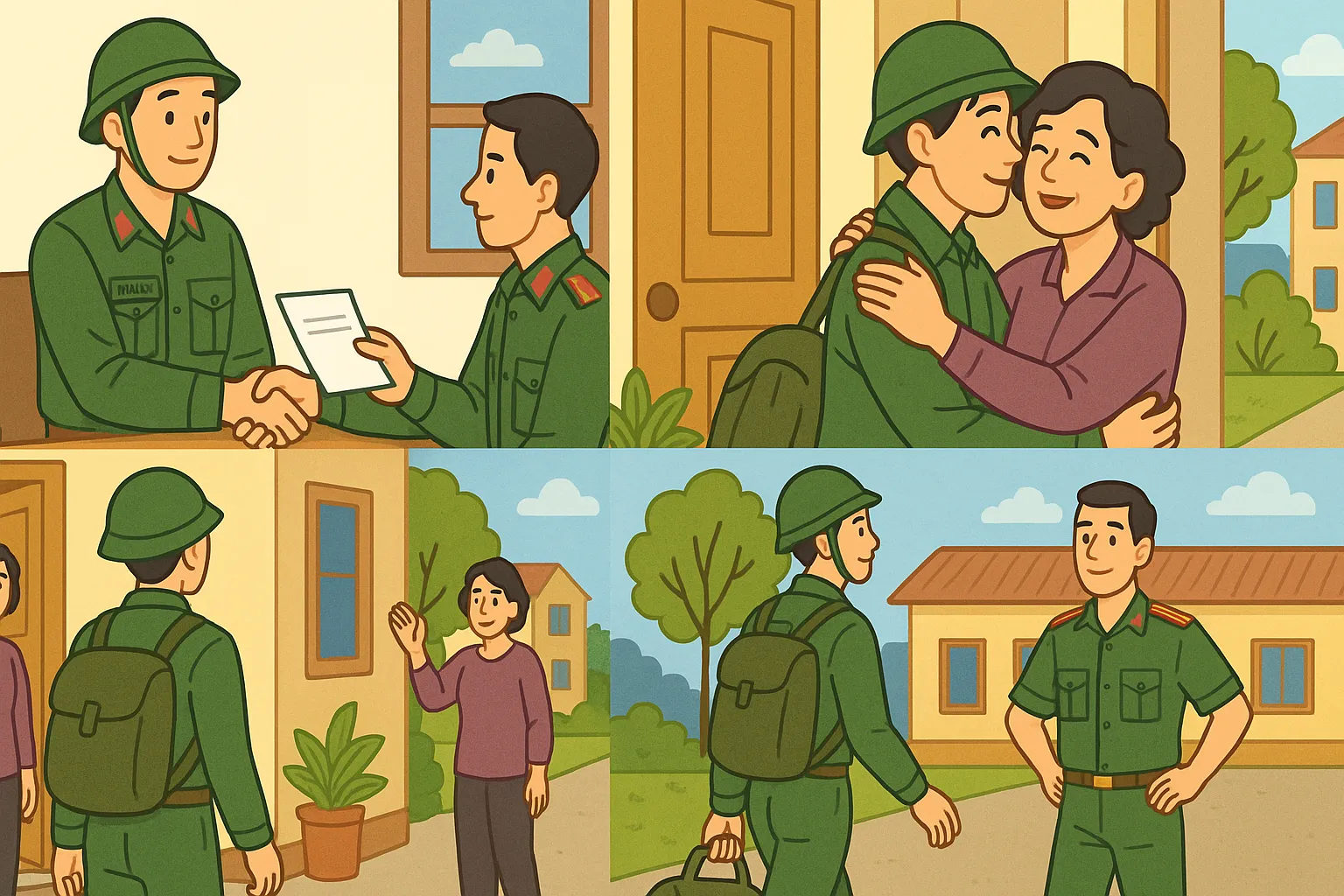 Chiến sĩ Duy hoàn thành năm đầu phục vụ tại ngũ