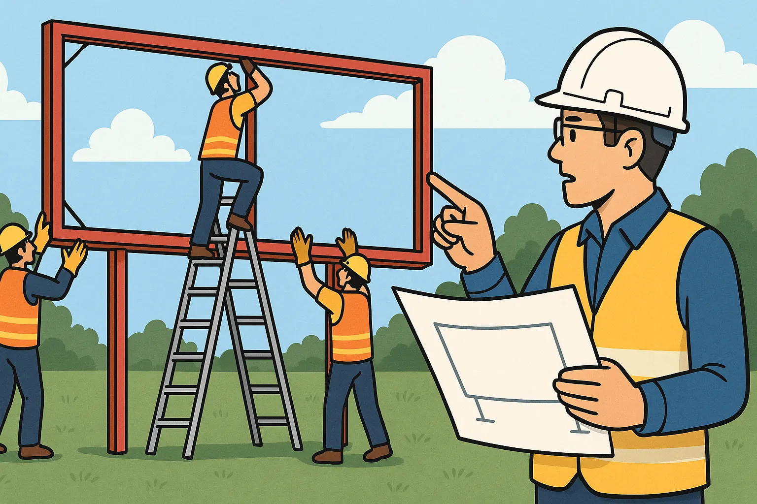 Những điều kiện nào phải đảm bảo khi lắp đặt biển quảng cáo?