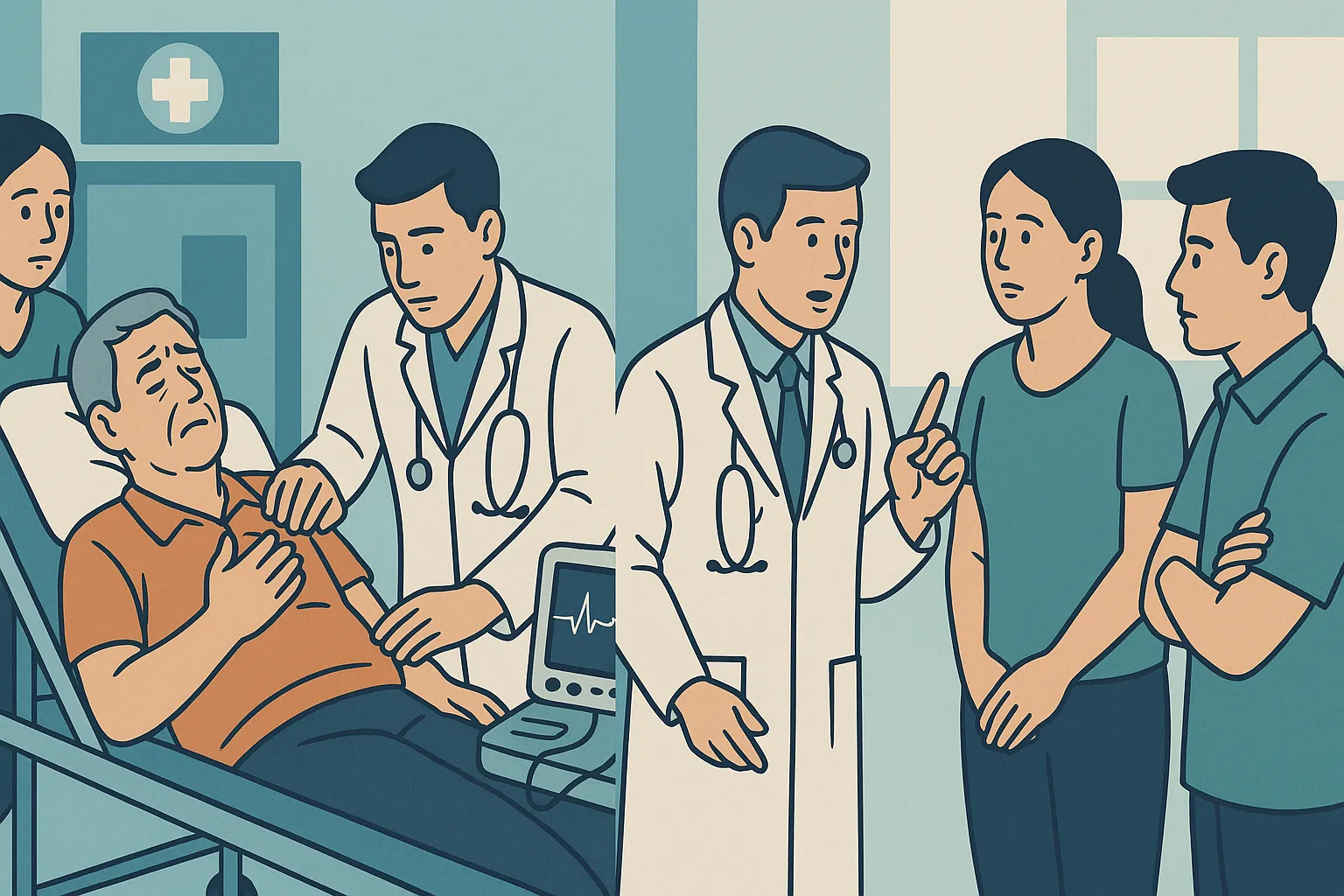 Bệnh nhân được đưa đến trong tình trạng nguy kịch