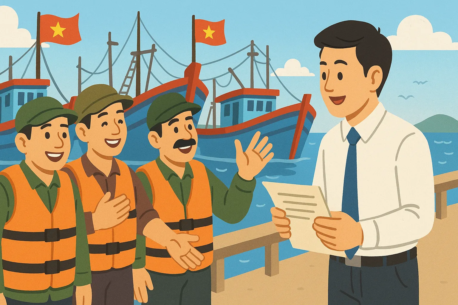 Đối tượng nào được hỗ trợ kinh phí mua bảo hiểm tàu cá?