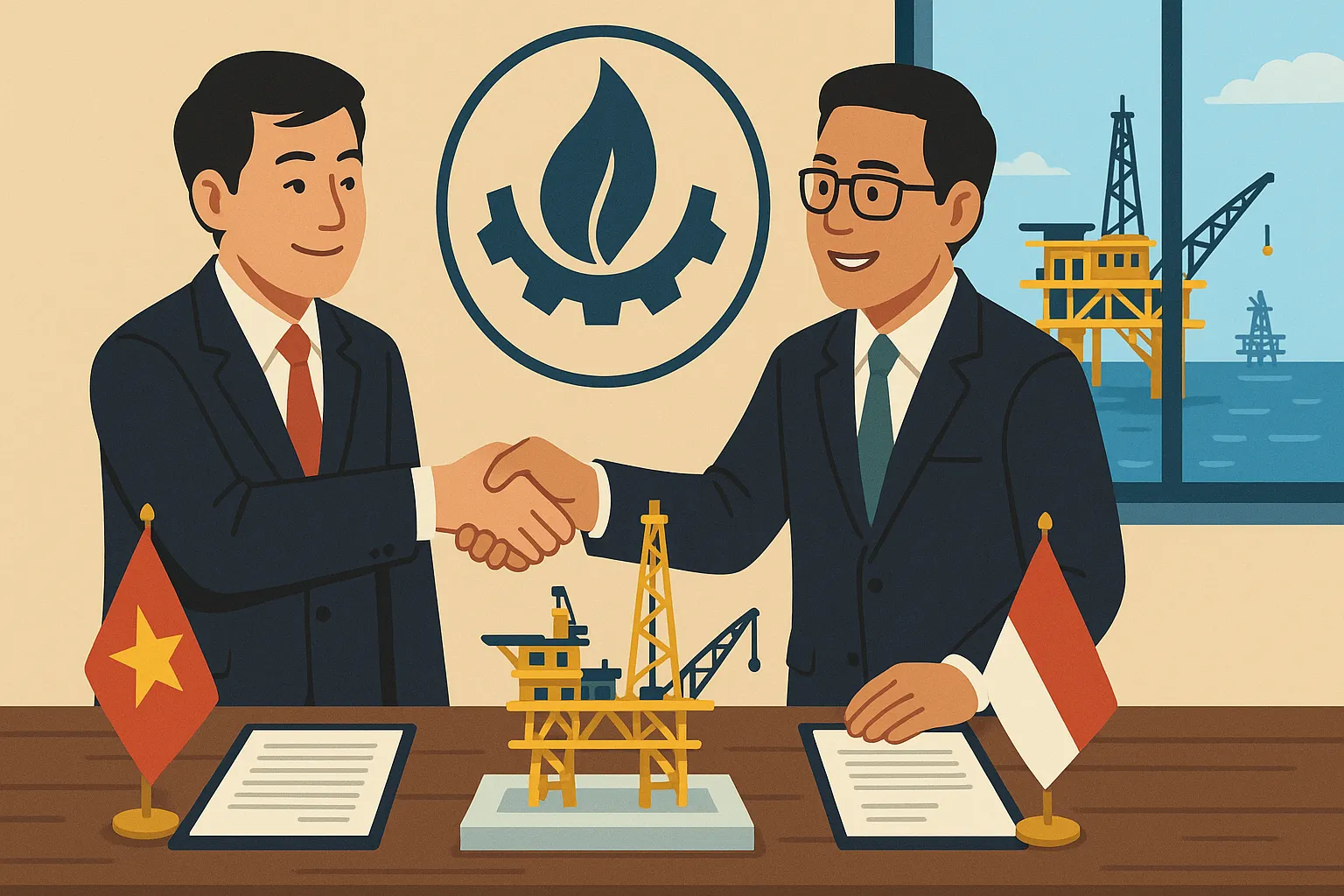 Doanh nghiệp Việt Nam ký hợp đồng đầu tư dầu khí tại nước ngoài