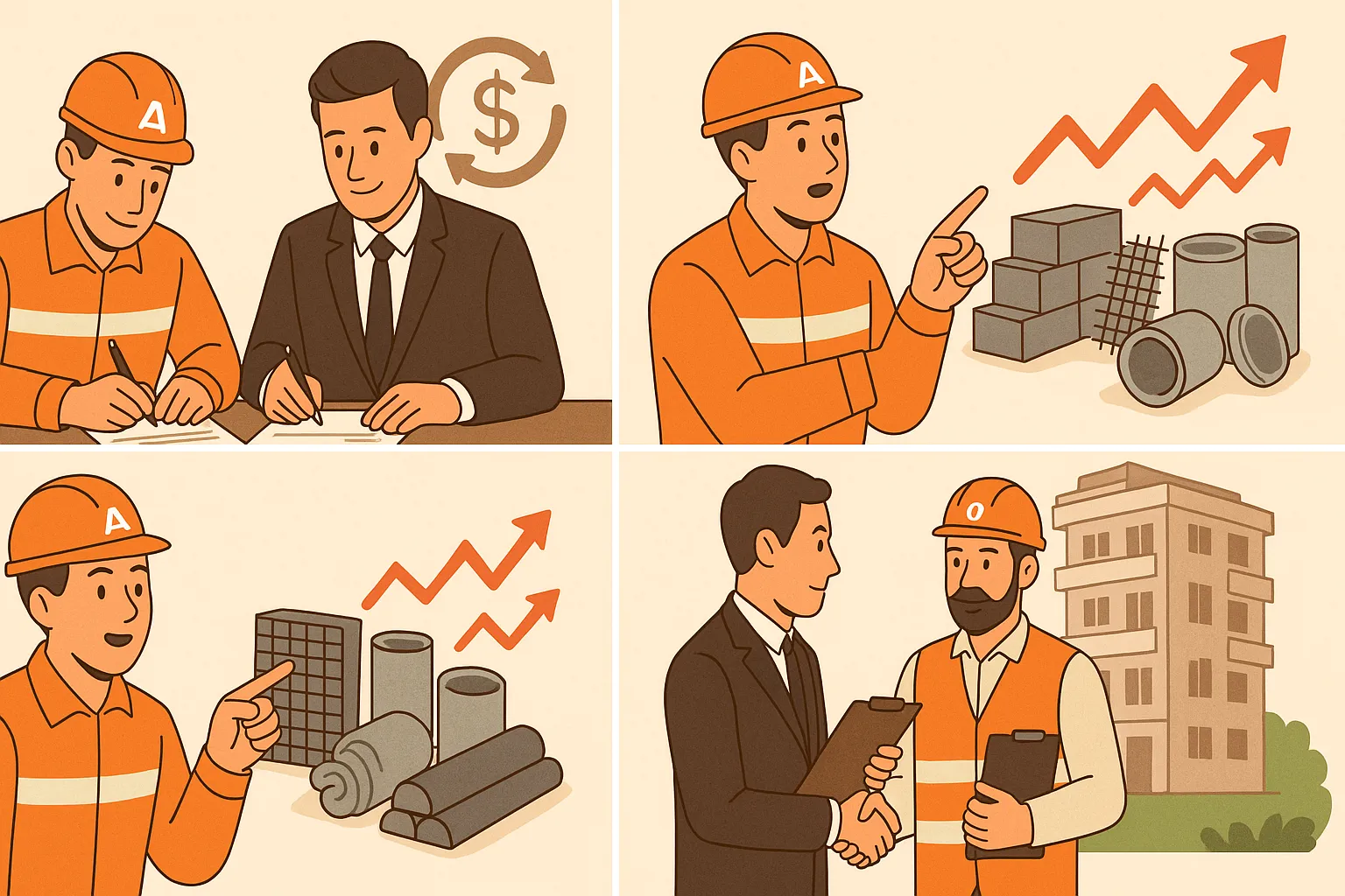 Doanh nghiệp áp dụng hợp đồng xây dựng theo đơn giá điều chỉnh