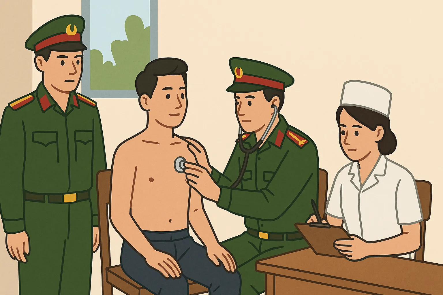 Giáo viên là viên chức có phải đi nghĩa vụ quân sự không