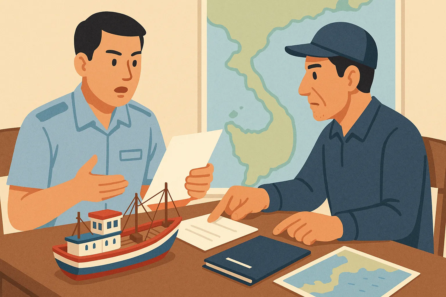 Giấy phép khai thác thủy sản bao gồm những gì?