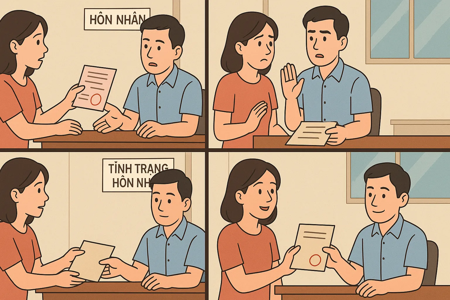 Công dân chuẩn bị kết hôn nhưng giấy xác nhận đã quá 6 tháng