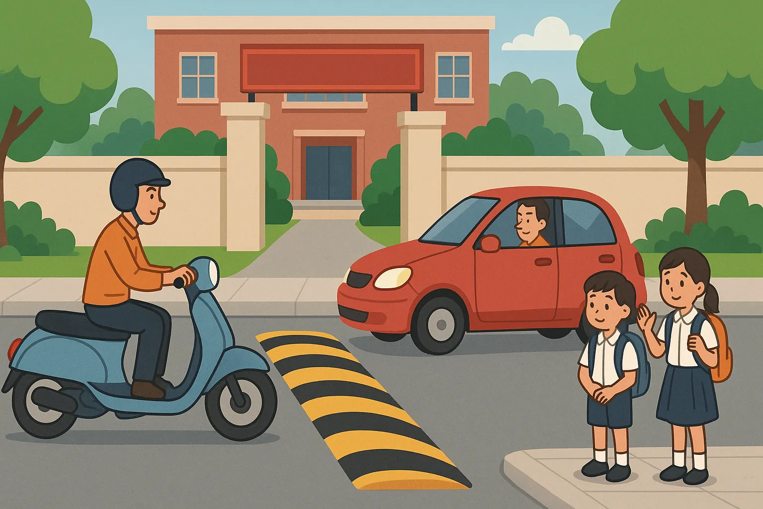 Gờ giảm tốc được hiểu như thế nào