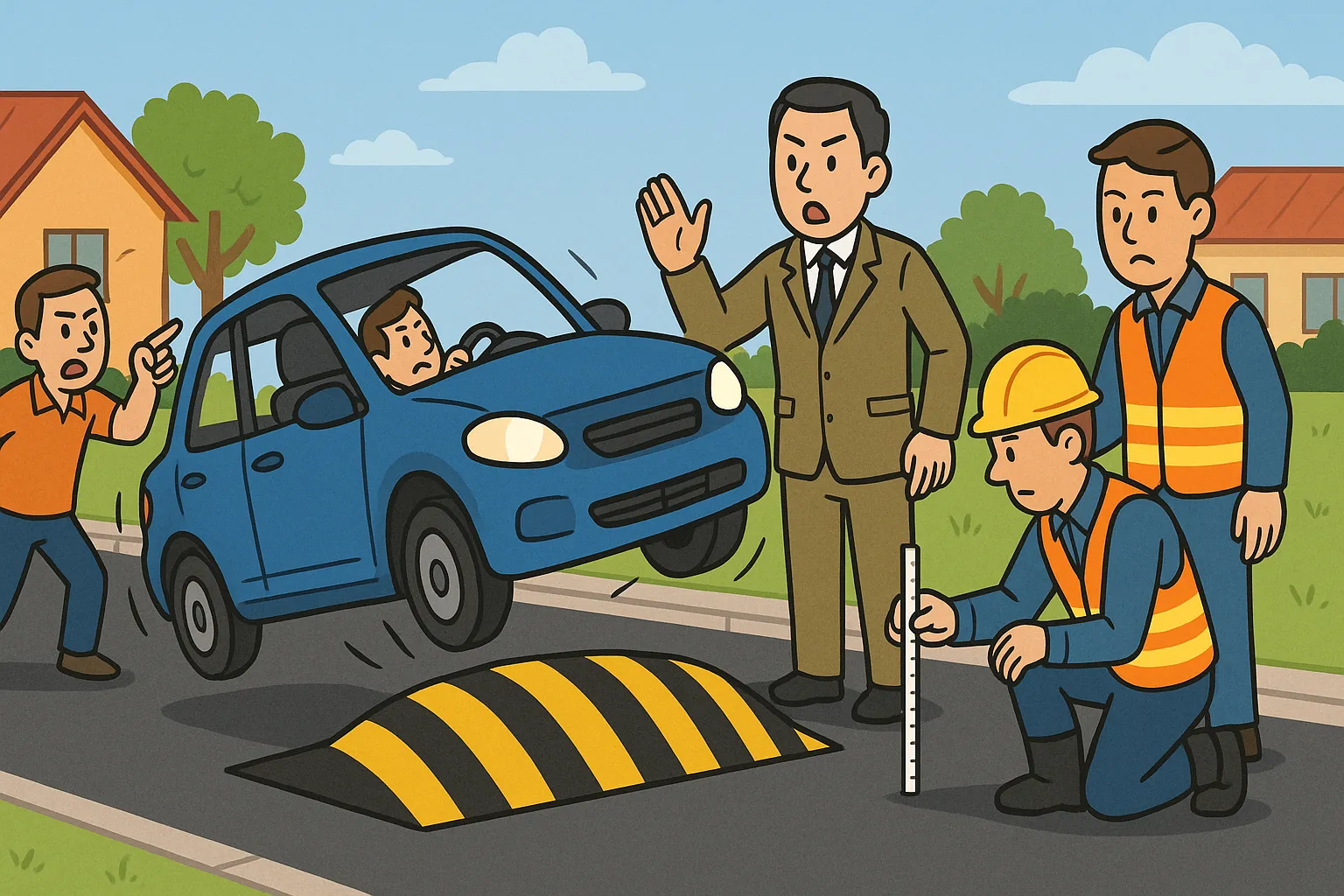 Đơn vị thi công gờ giảm tốc vượt chiều dày cho phép