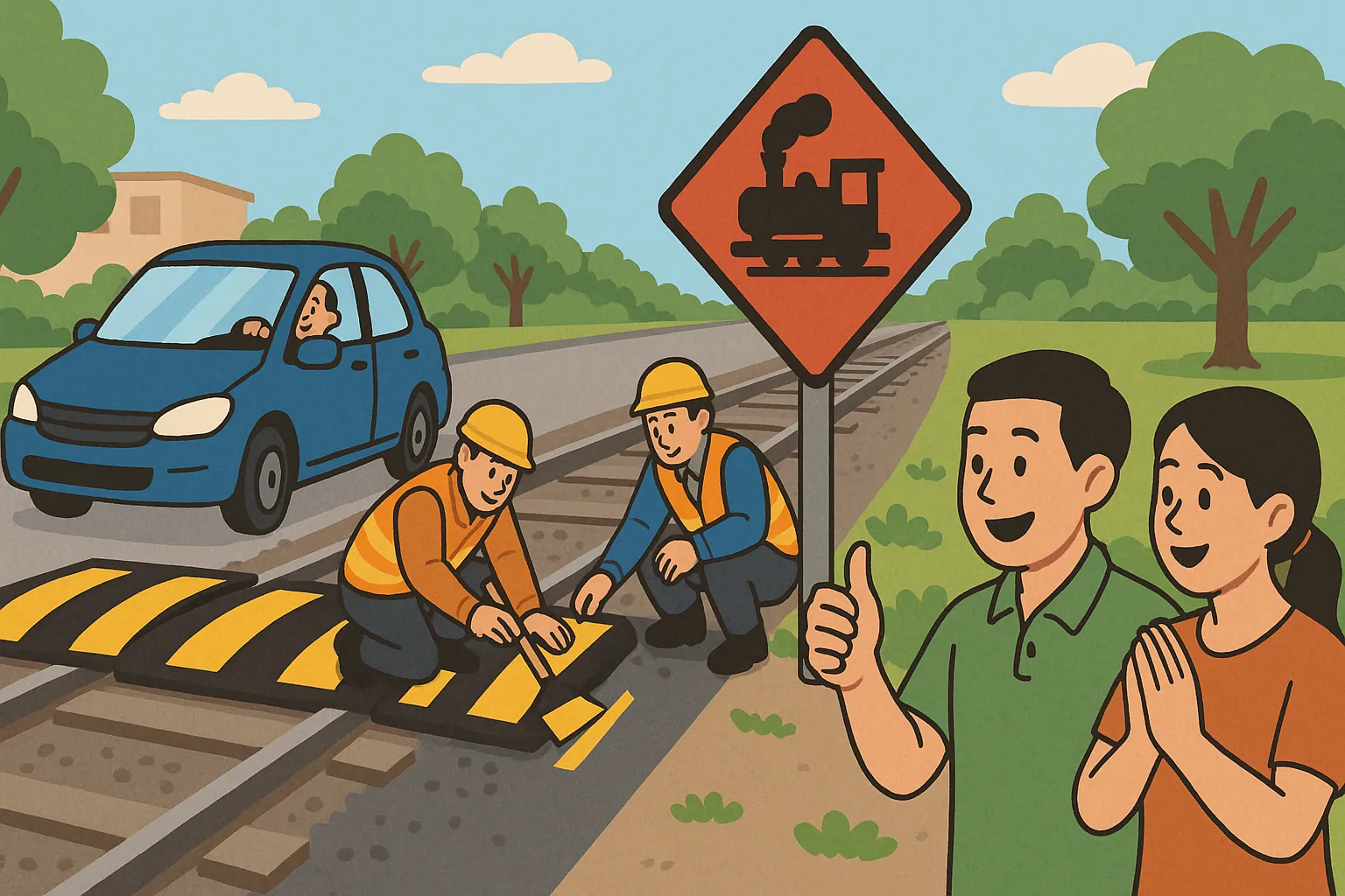 Địa phương ghi nhận nhiều vụ suýt va chạm tại đường ngang