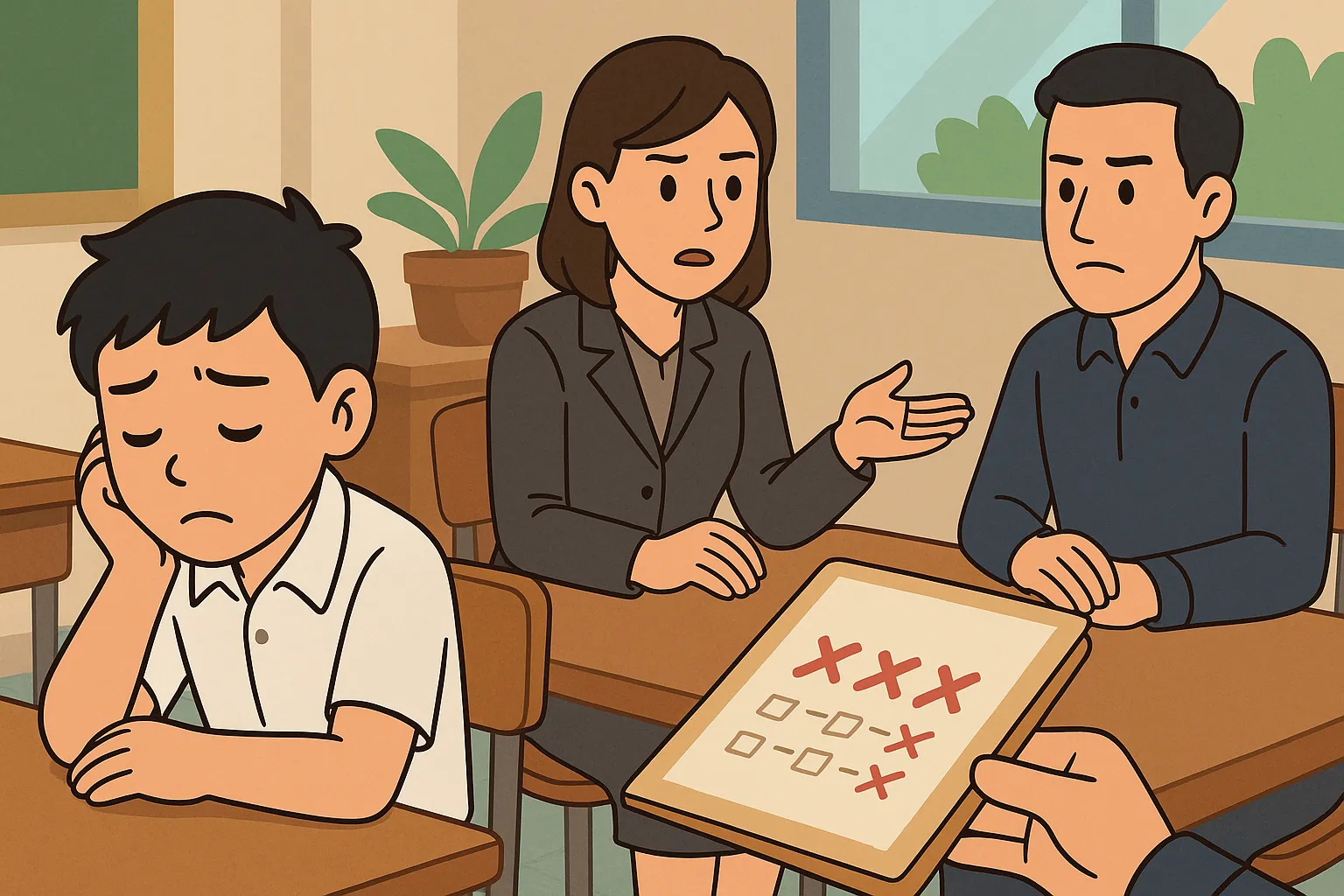 Học sinh nhiều lần bị lưu ban trong cấp học