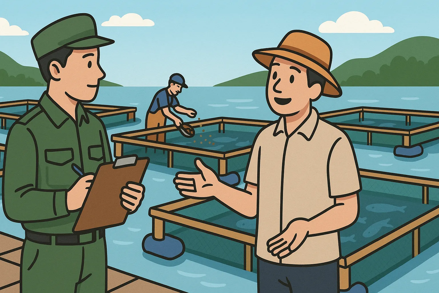 Hộ gia đình không đăng ký nuôi trồng thủy sản lồng bè