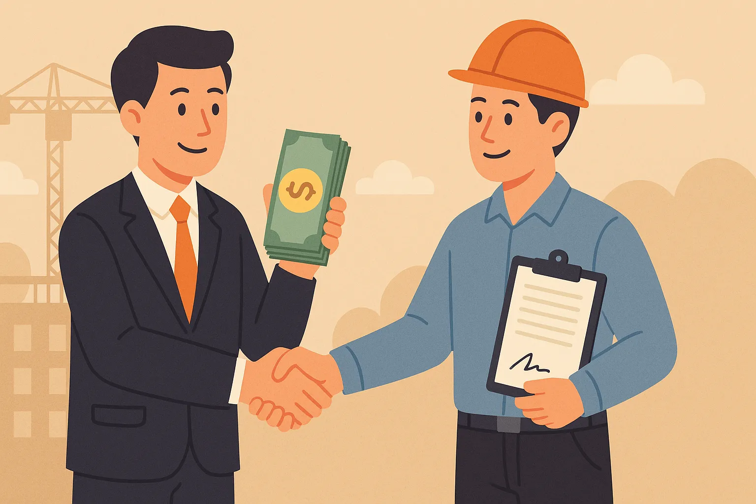 Mức tạm ứng tối thiểu và tối đa của hợp đồng EP được quy định thế nào