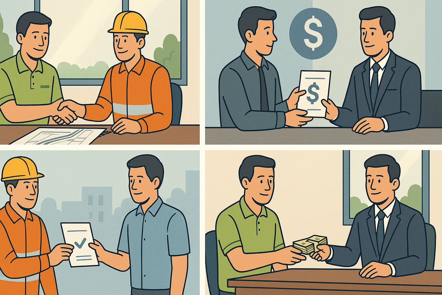 Nhà thầu nhận tạm ứng sau khi hợp đồng có hiệu lực