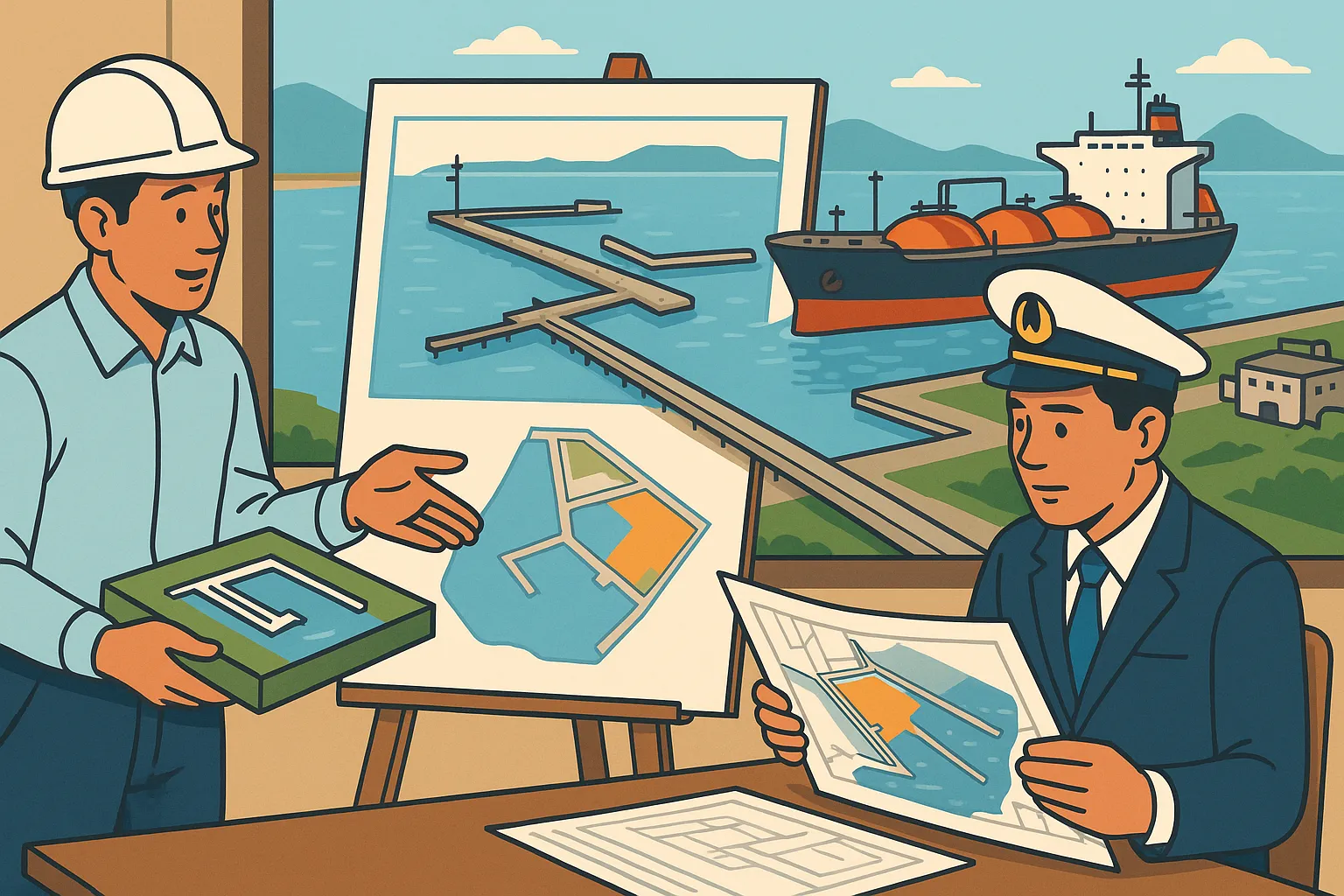 Công ty TNHH Cảng Dầu khí Sao Mai đăng ký mở rộng khu cảng chuyên dùng