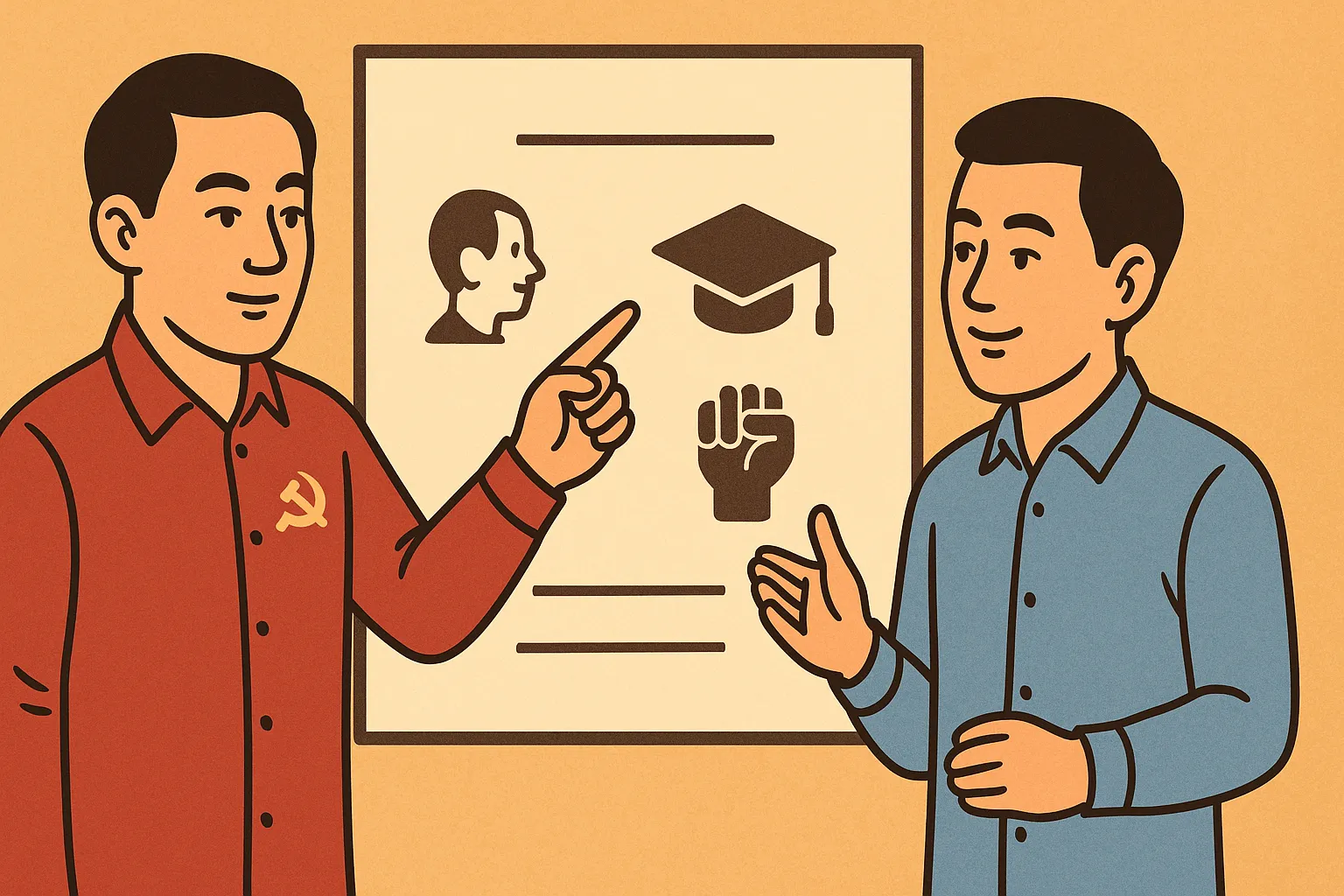 Người có hình xăm có thể được kết nạp vào Đảng không