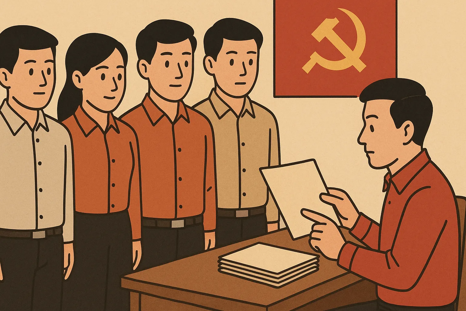 Người có hình xăm có thể được kết nạp vào Đảng không?
