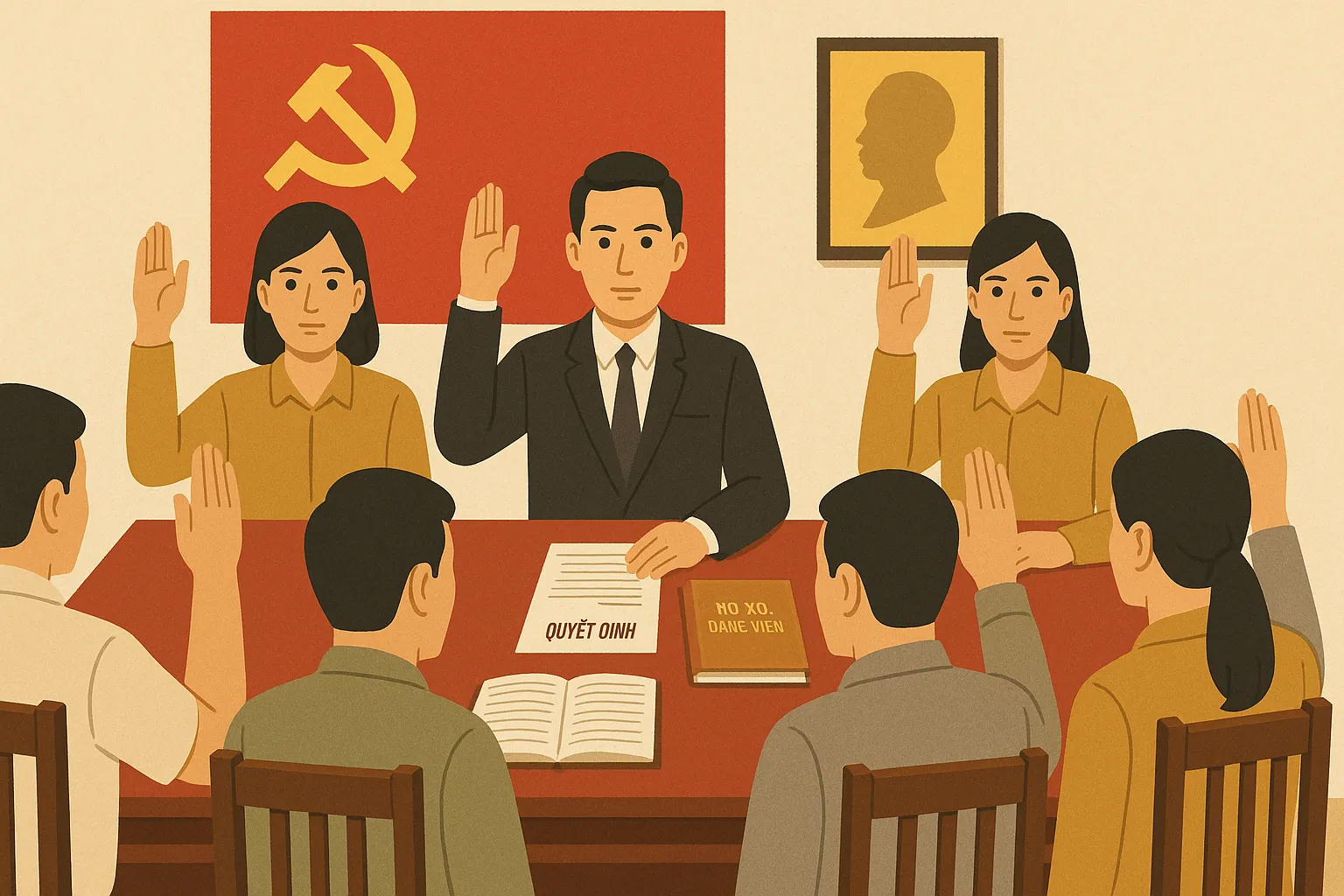 Ai có thẩm quyền quyết định kết nạp và xét công nhận đảng viên chính thức
