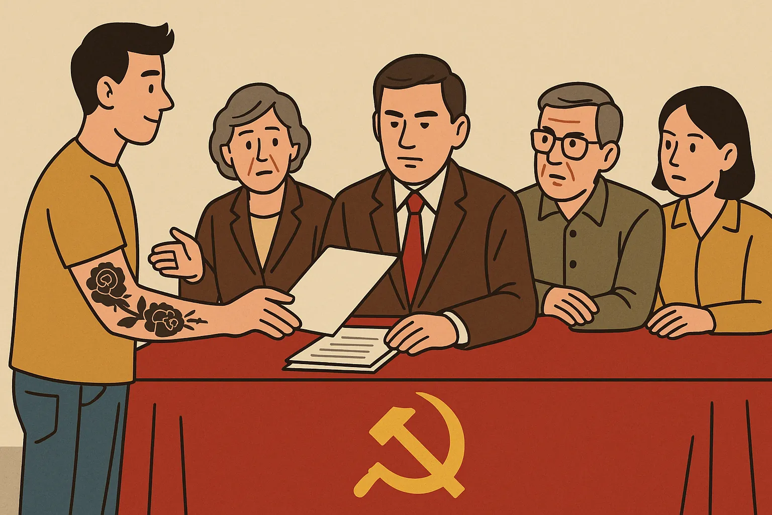 Ứng viên nộp hồ sơ xin vào Đảng