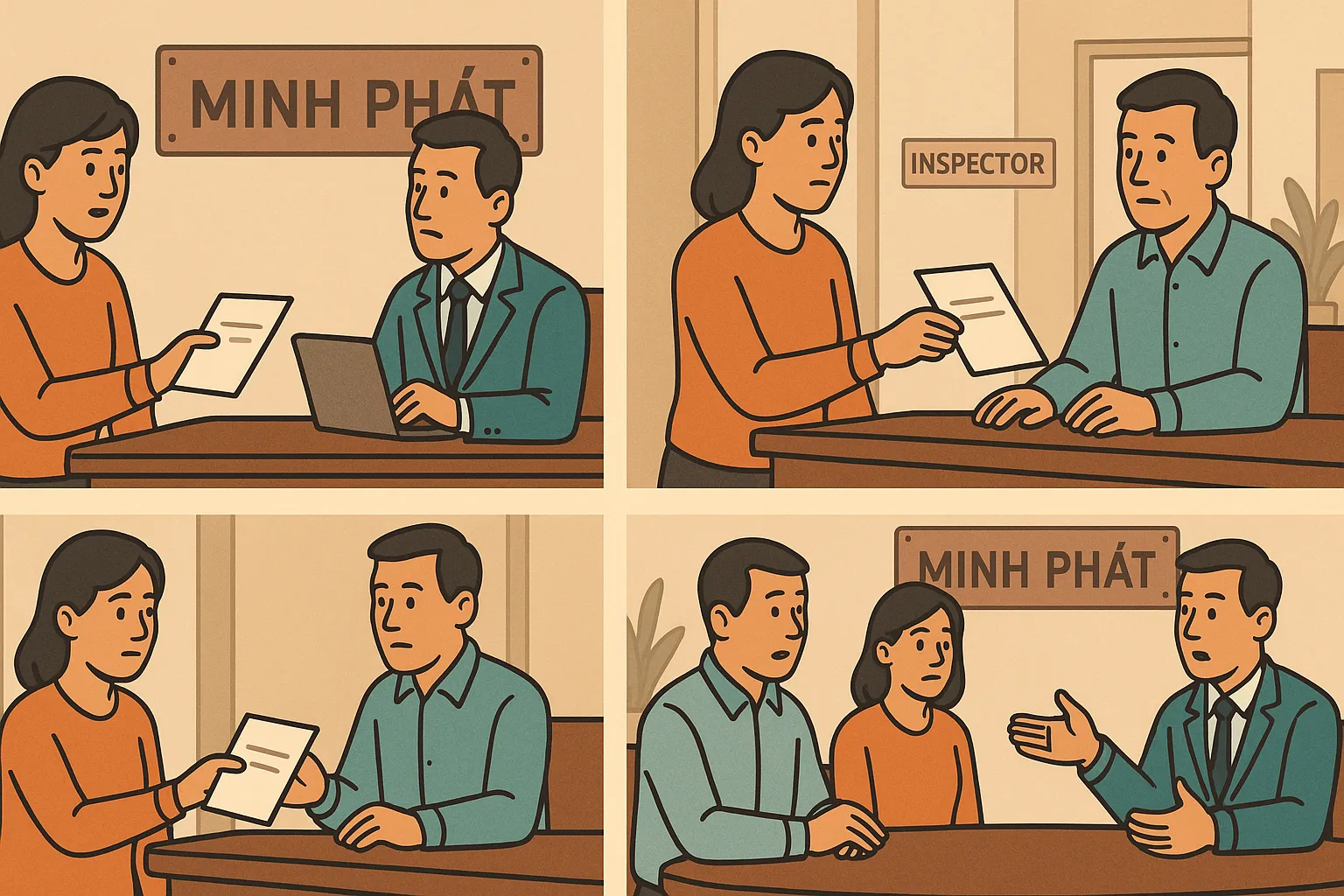 Người lao động gửi đơn khiếu nại lần đầu đến công ty