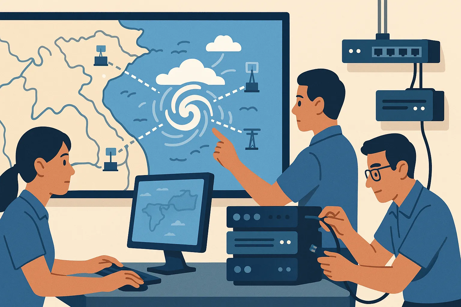 Trung tâm Dự báo Khí tượng Thủy văn nâng cấp hệ thống truyền phát dữ liệu