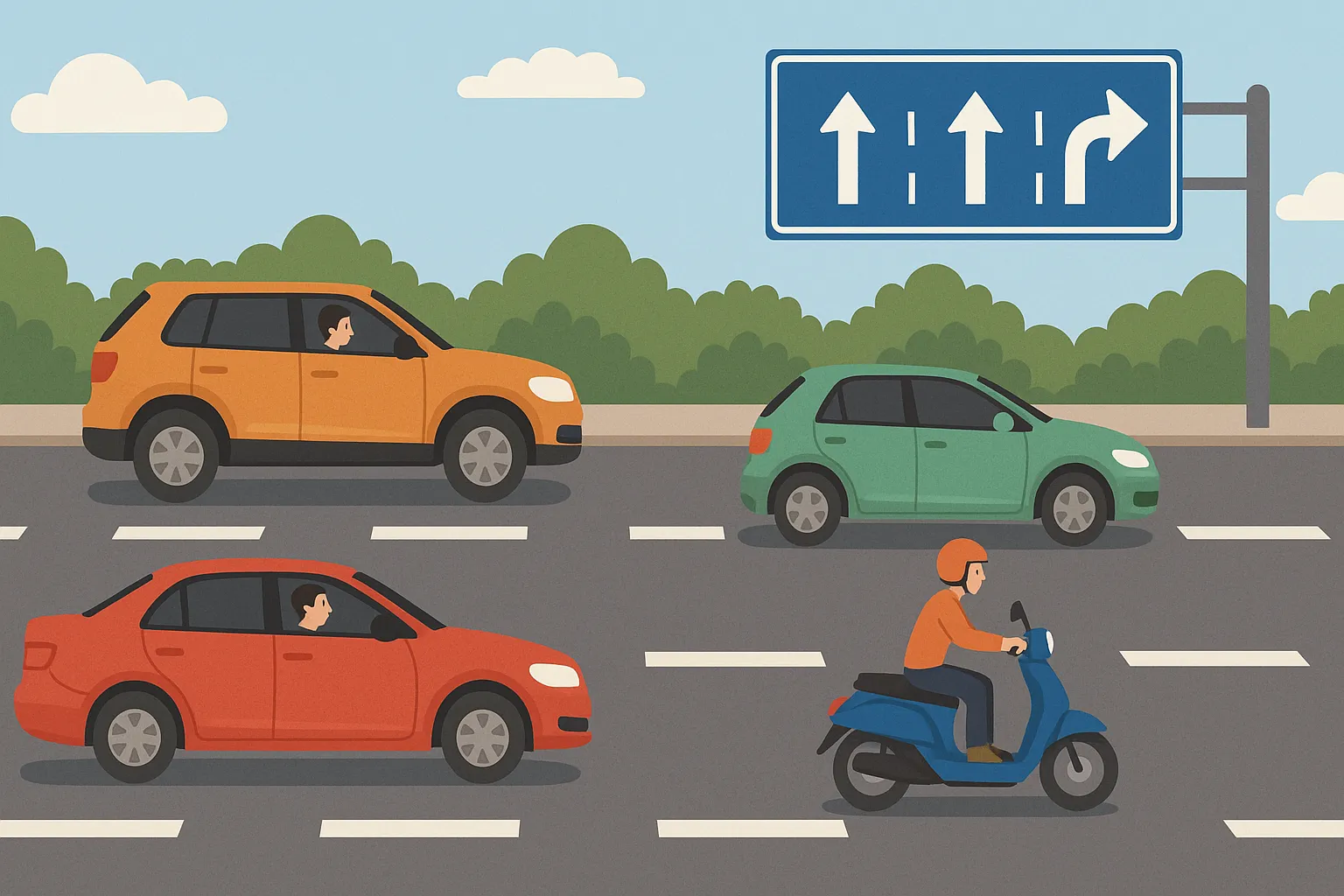 Làn đường được hiểu như thế nào?