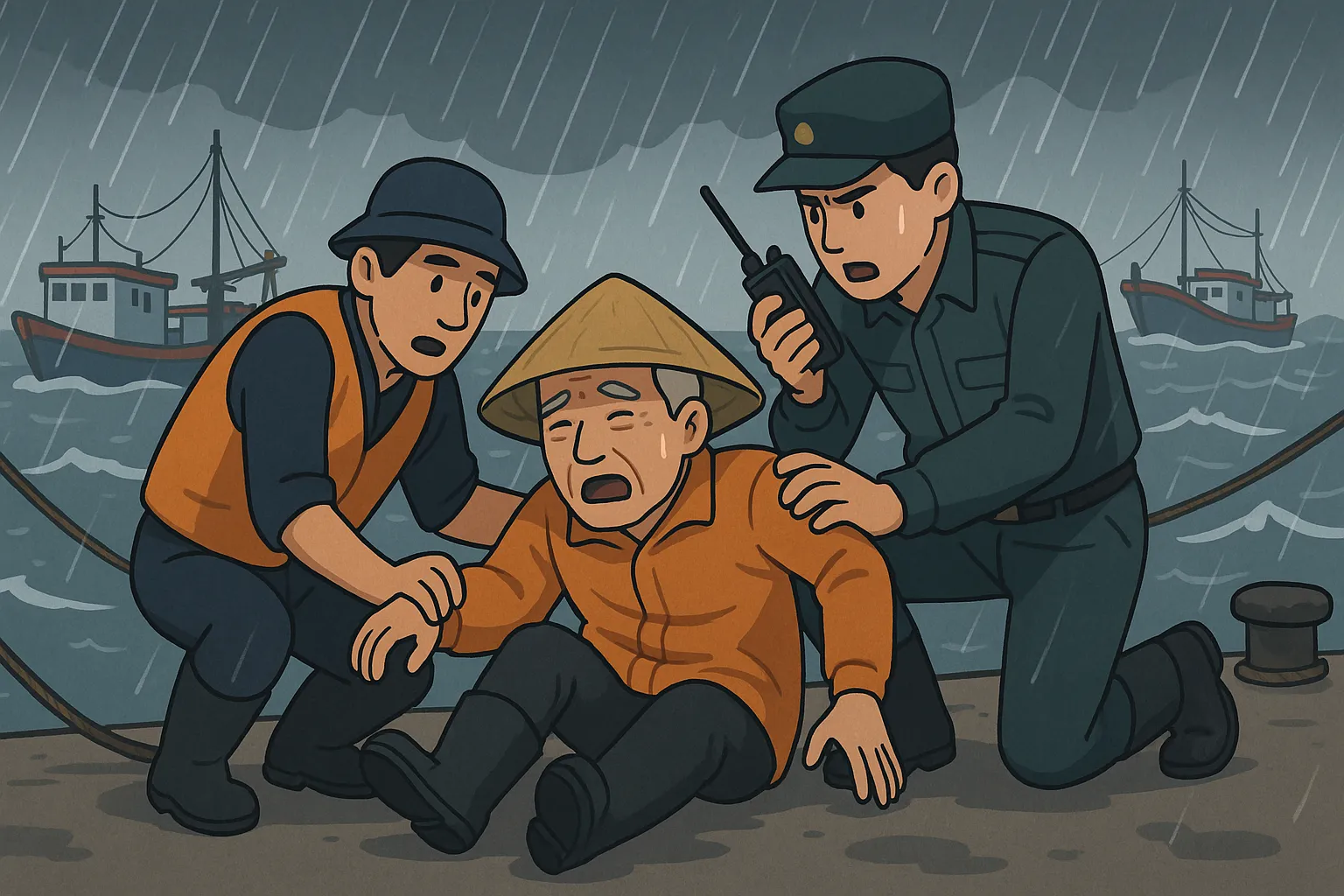 Chủ tàu tham gia hỗ trợ khẩn cấp theo lệnh điều động