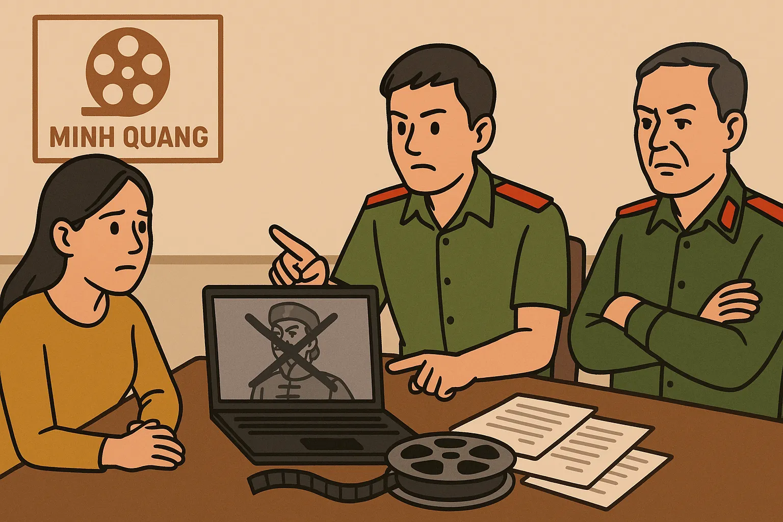 Cơ sở lưu trữ phim Minh Quang tiếp nhận phim có nội dung vi phạm