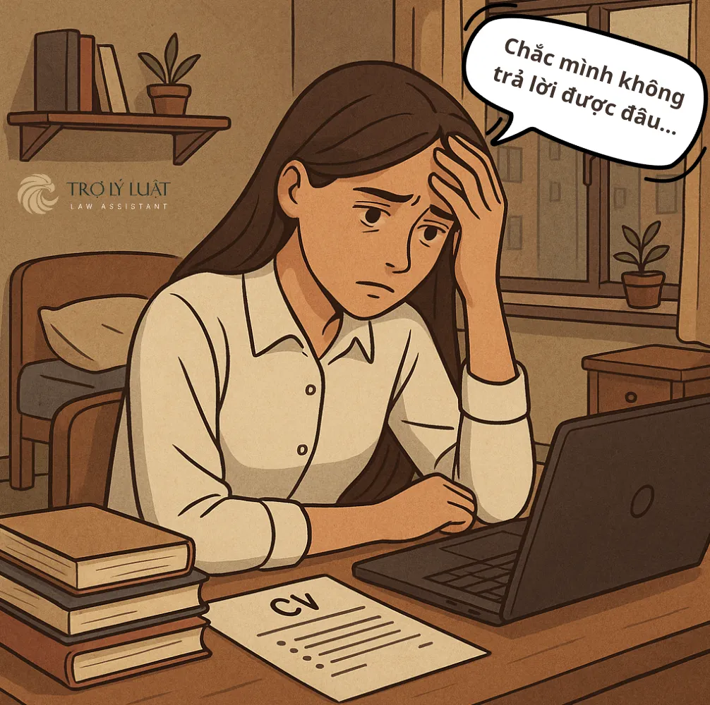 Đêm trước buổi phỏng vấn, Mai Anh tự nhủ rằng hồ sơ của mình quá mờ nhạt…