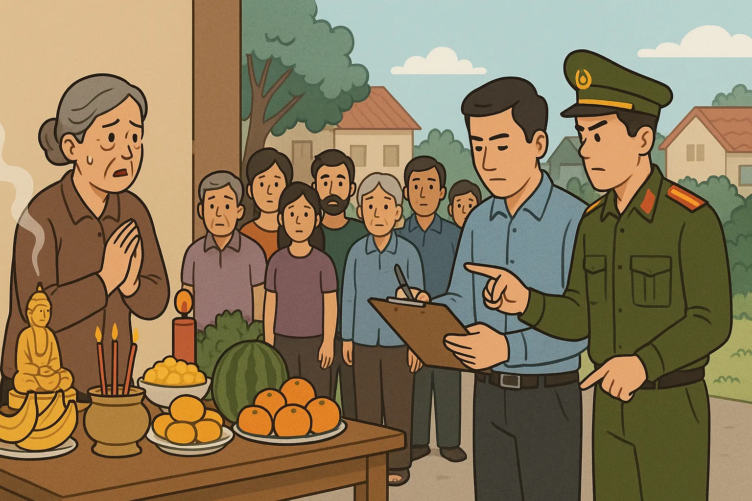 Bà Lê Thị Hạnh tổ chức lễ “giải hạn” thu tiền trái phép