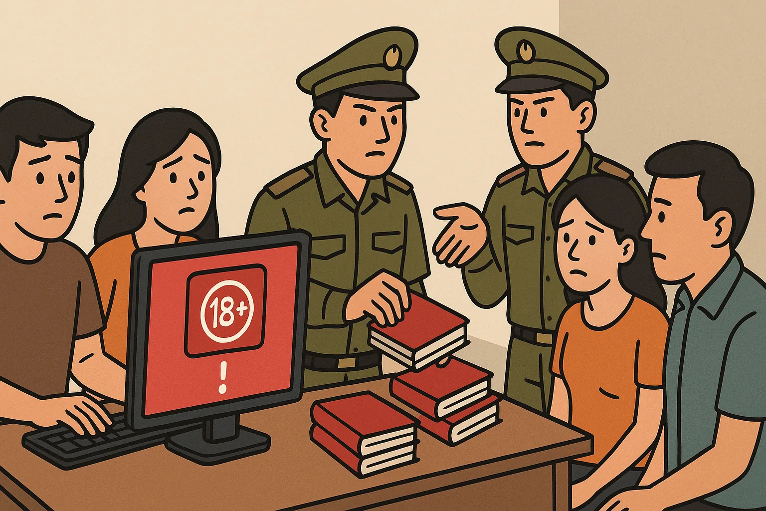 Rao bán truyện 18+ trực tuyến để kiếm lợi nhuận