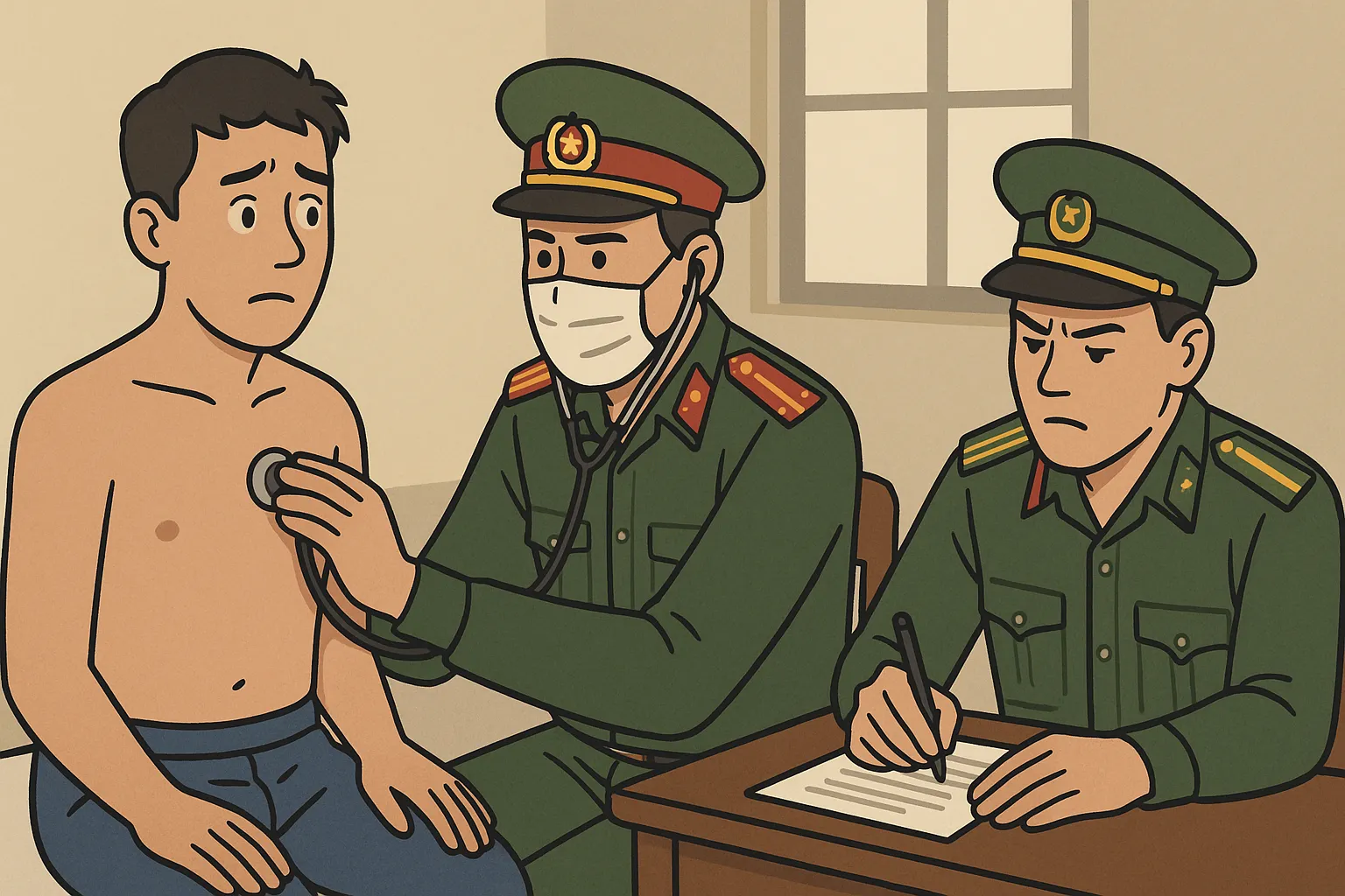 Anh Hậu gian dối trong khám sức khỏe nghĩa vụ quân sự