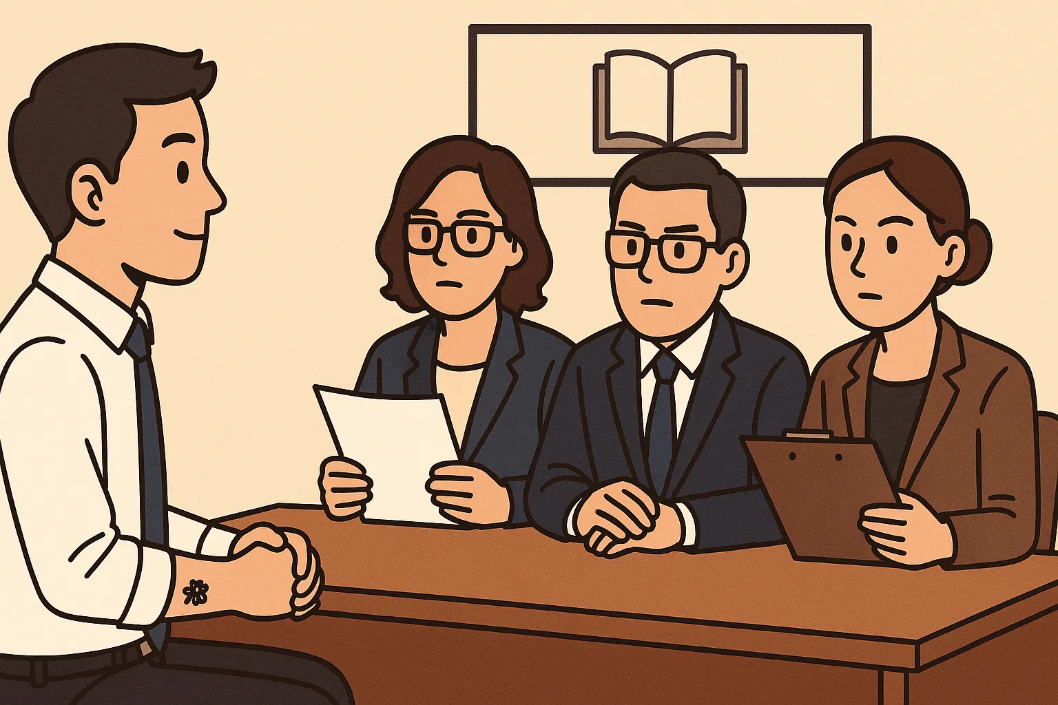 Anh Long dự thi viên chức ngành giáo dục