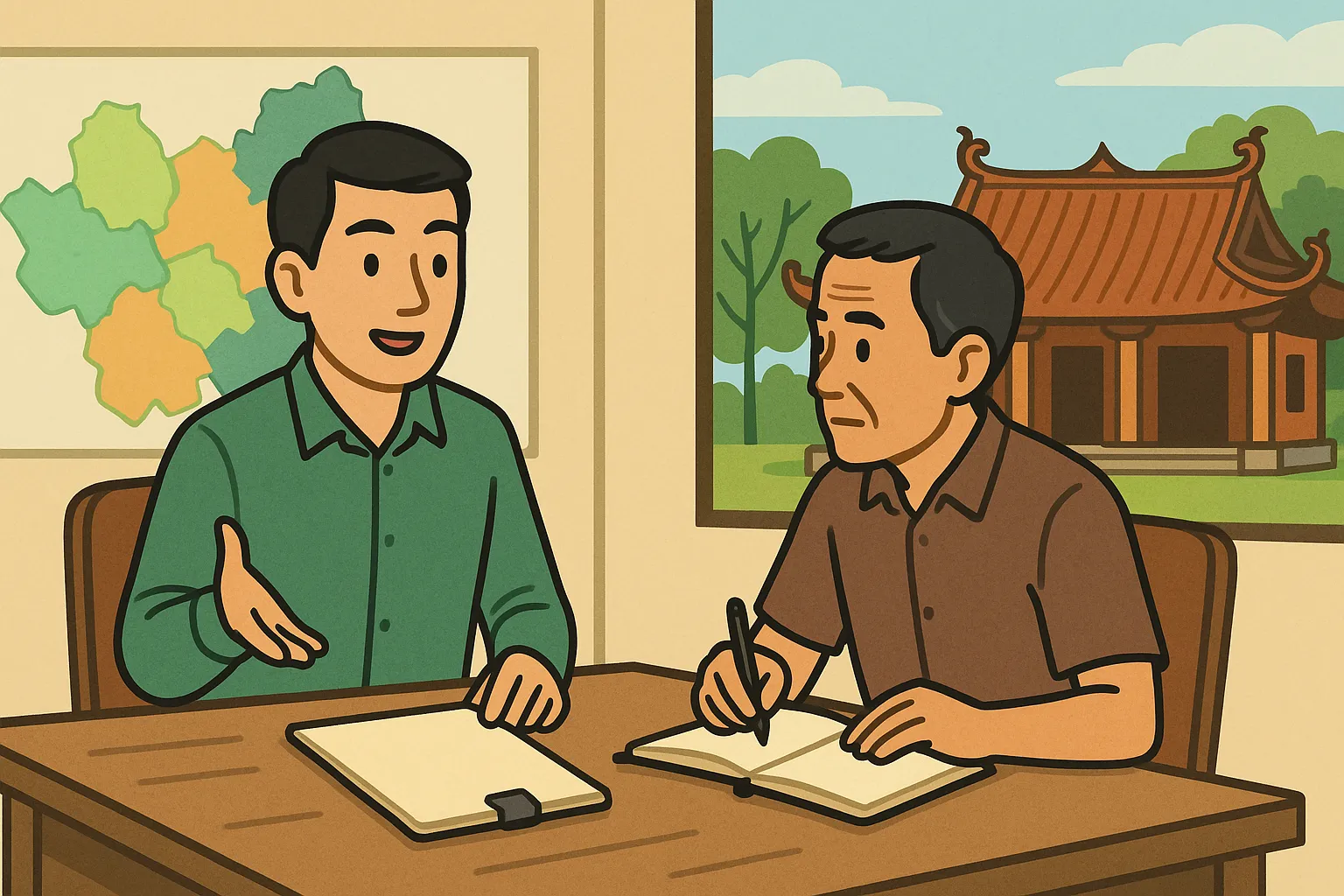 Ông Nguyễn Văn Quang được đề xuất làm người đại diện đình làng