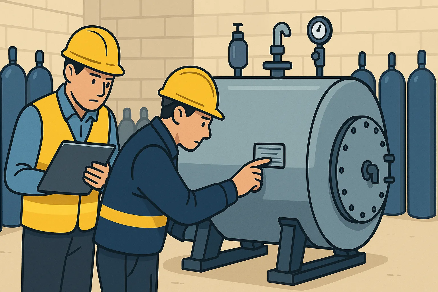 Khi nồi hơi hoặc bình chịu áp lực không rõ xuất xứ, người bán phải xử lý như thế nào