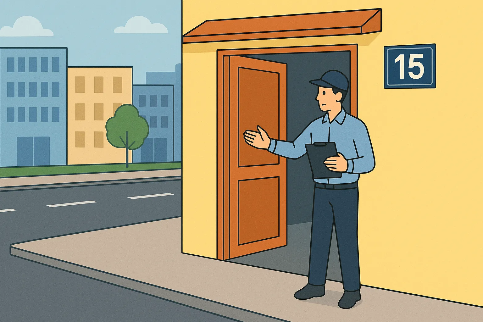 Căn nhà trên trục đường chính cần xác định loại nhà