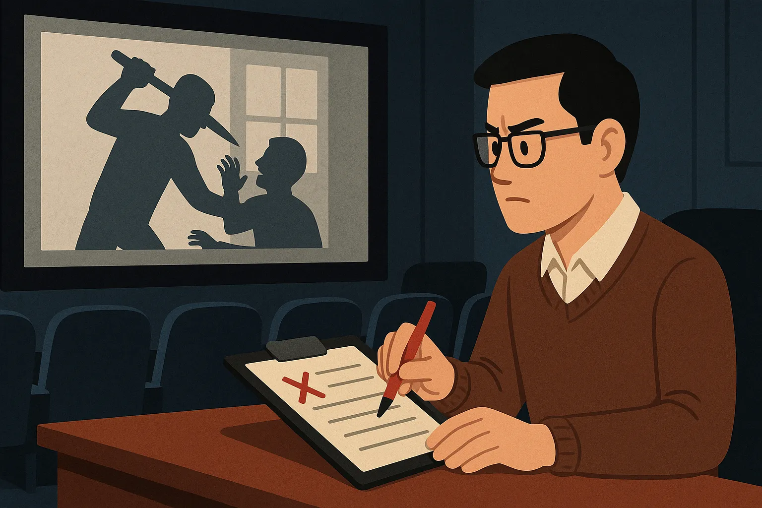 Những chi tiết nào trong phim bị cấm khi có nội dung kích động bạo lực, hành vi tội ác