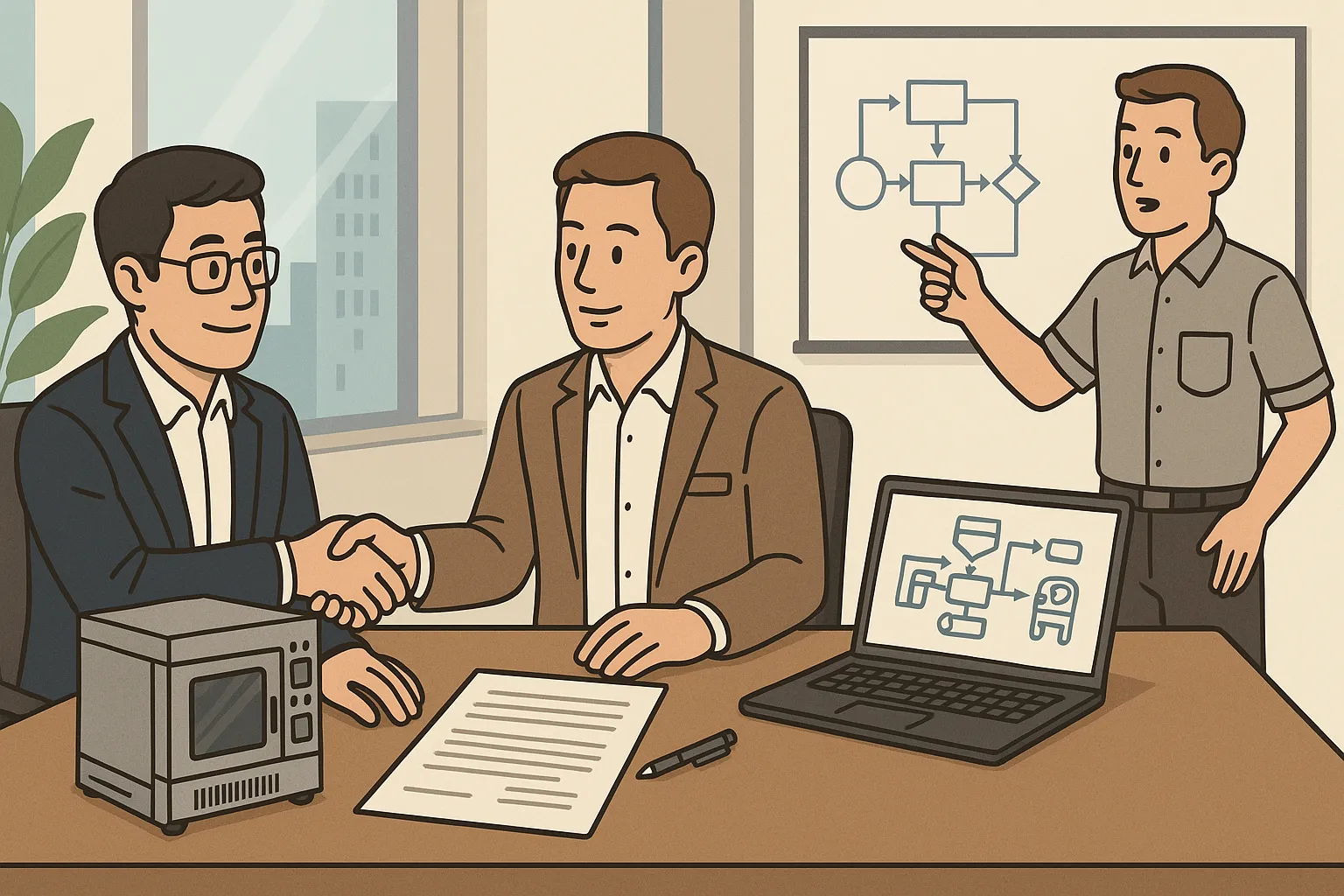 Ông Minh nhận quyền kinh doanh thương hiệu “SweetBake”