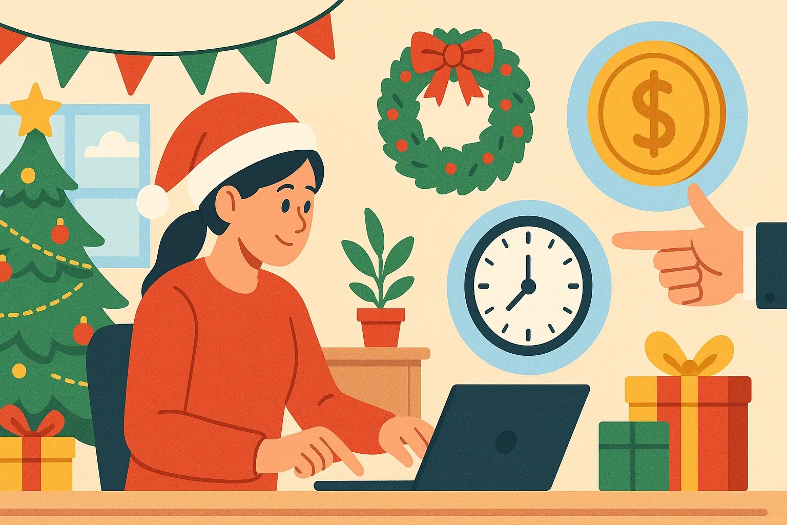 Làm thêm giờ vào dịp lễ Noel được tính lương như thế nào