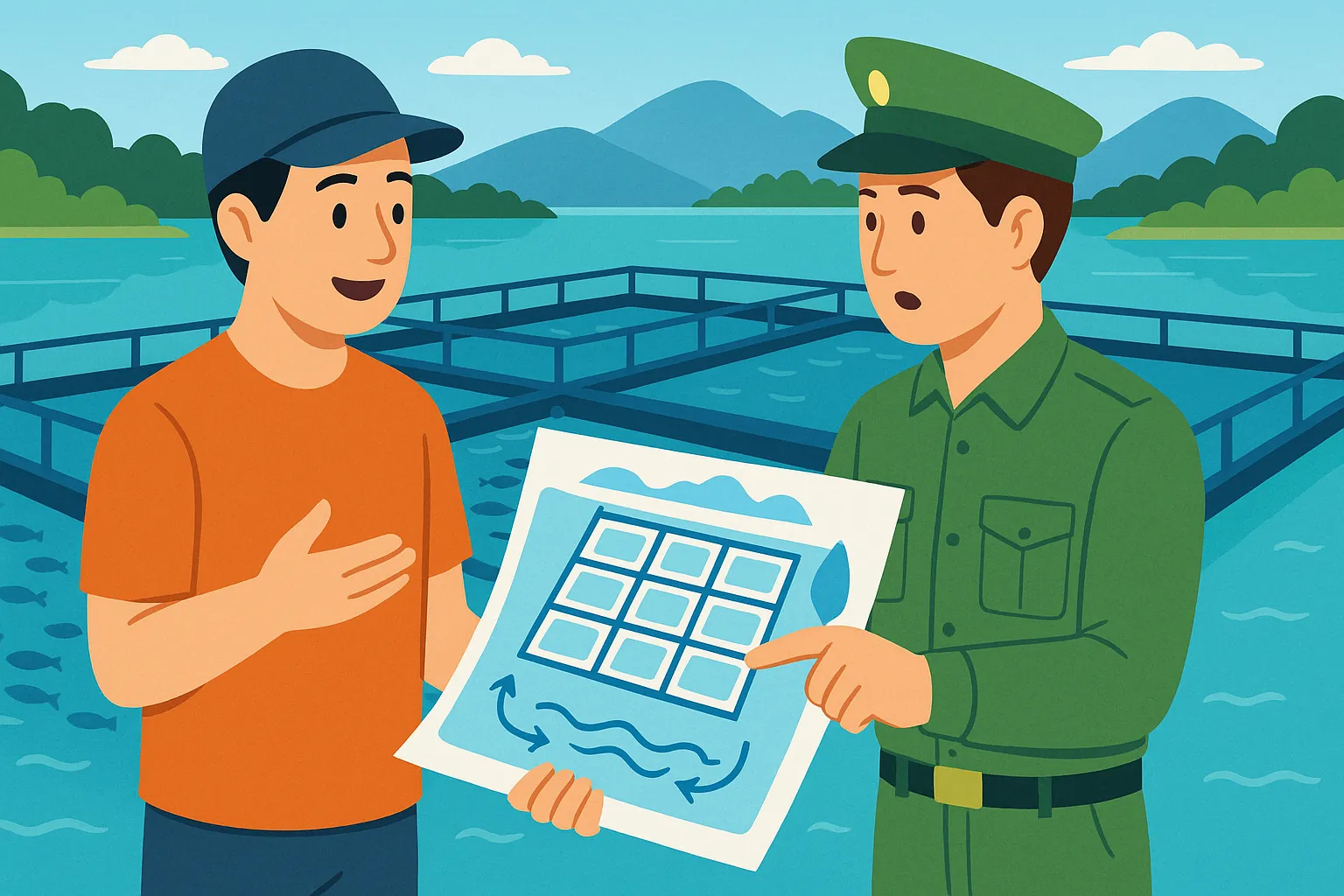 Nuôi trồng thủy sản trên lòng hồ cần đảm bảo những yêu cầu nào
