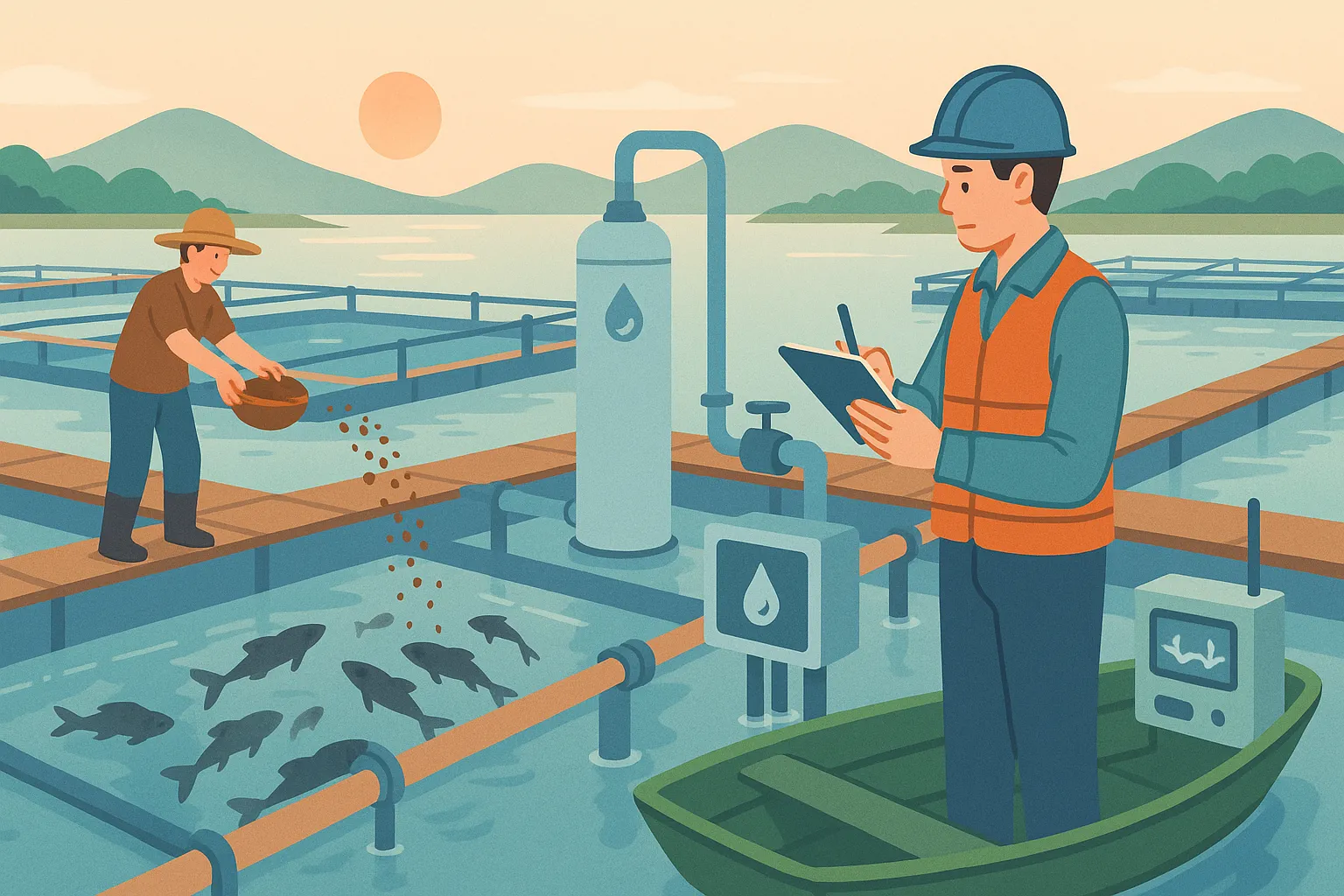 Tổ chức khai thác tài nguyên nước cho nuôi trồng thủy sản